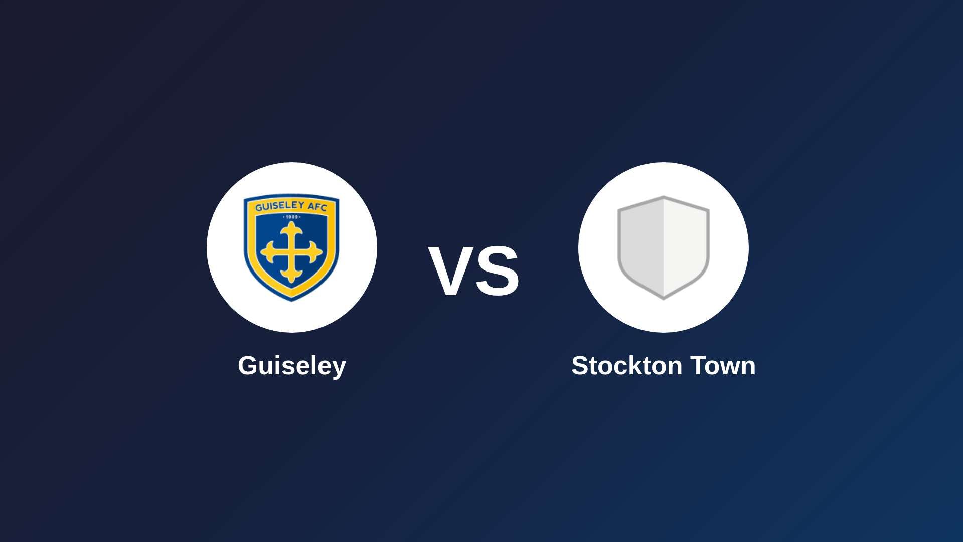 Guiseley vs Stockton Town