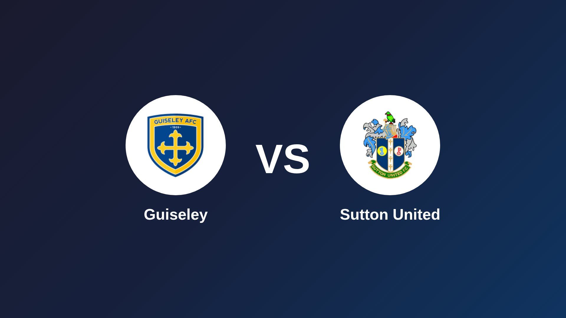 Guiseley vs Sutton United