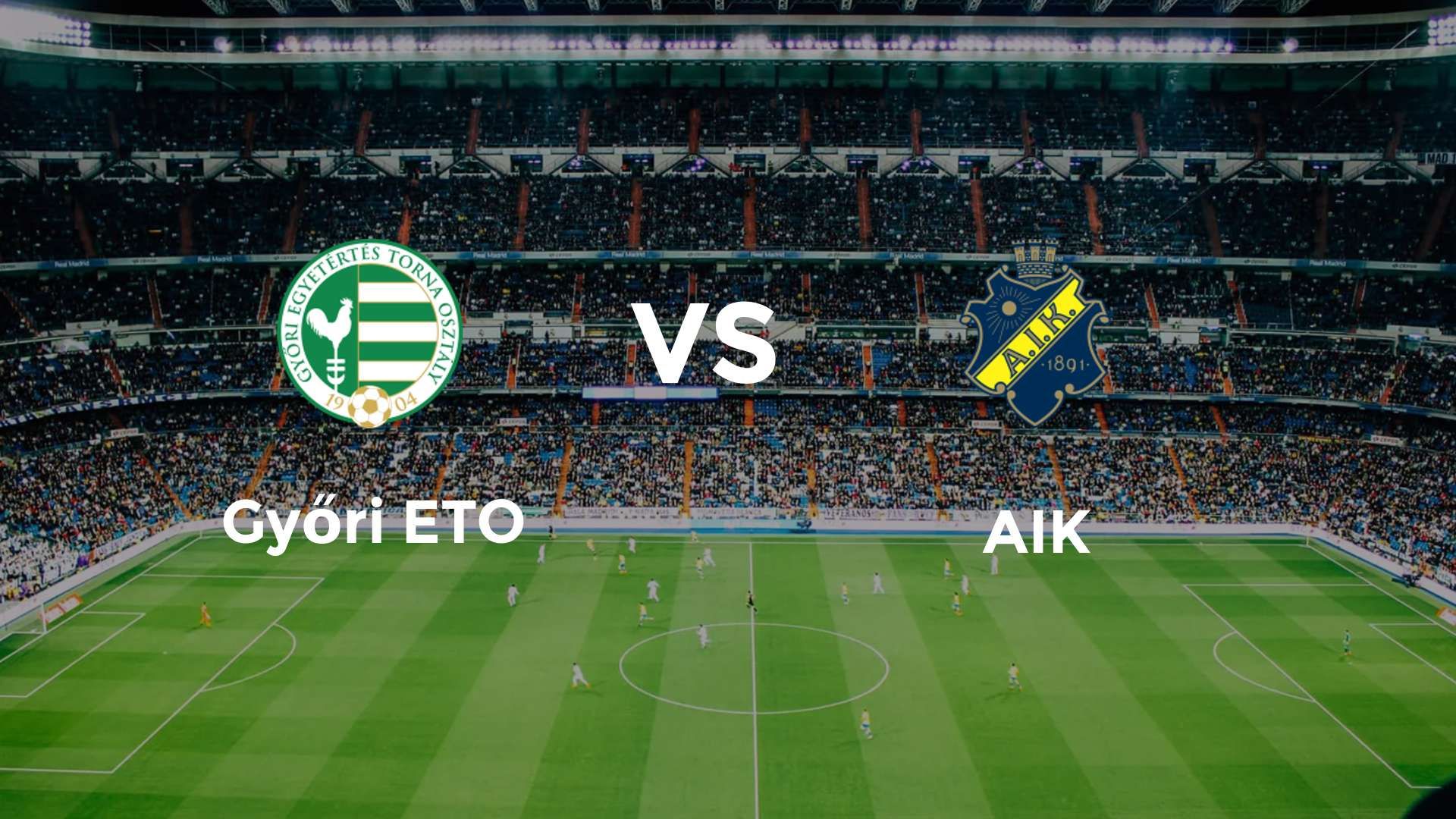 Győri ETO vs AIK