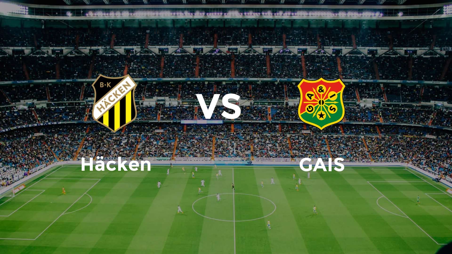 Häcken vs GAIS
