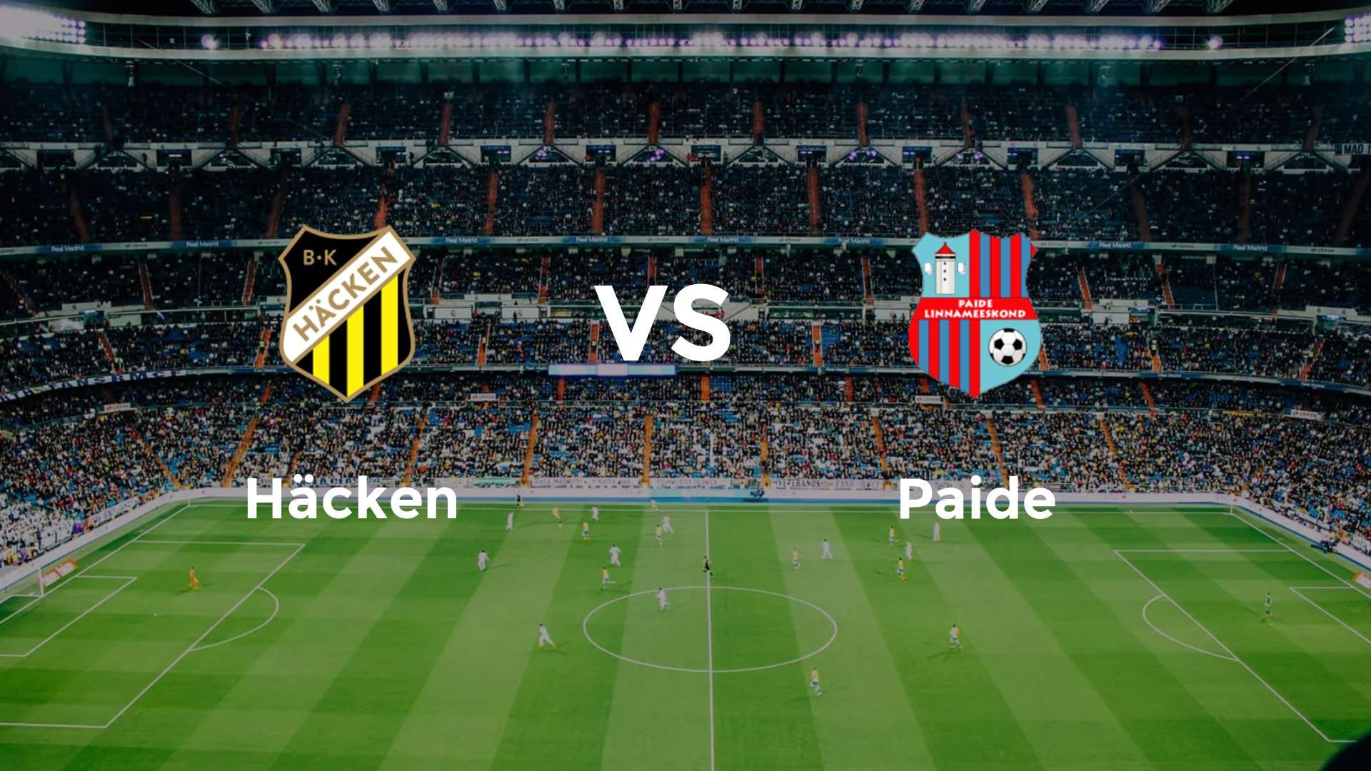 Häcken vs Paide