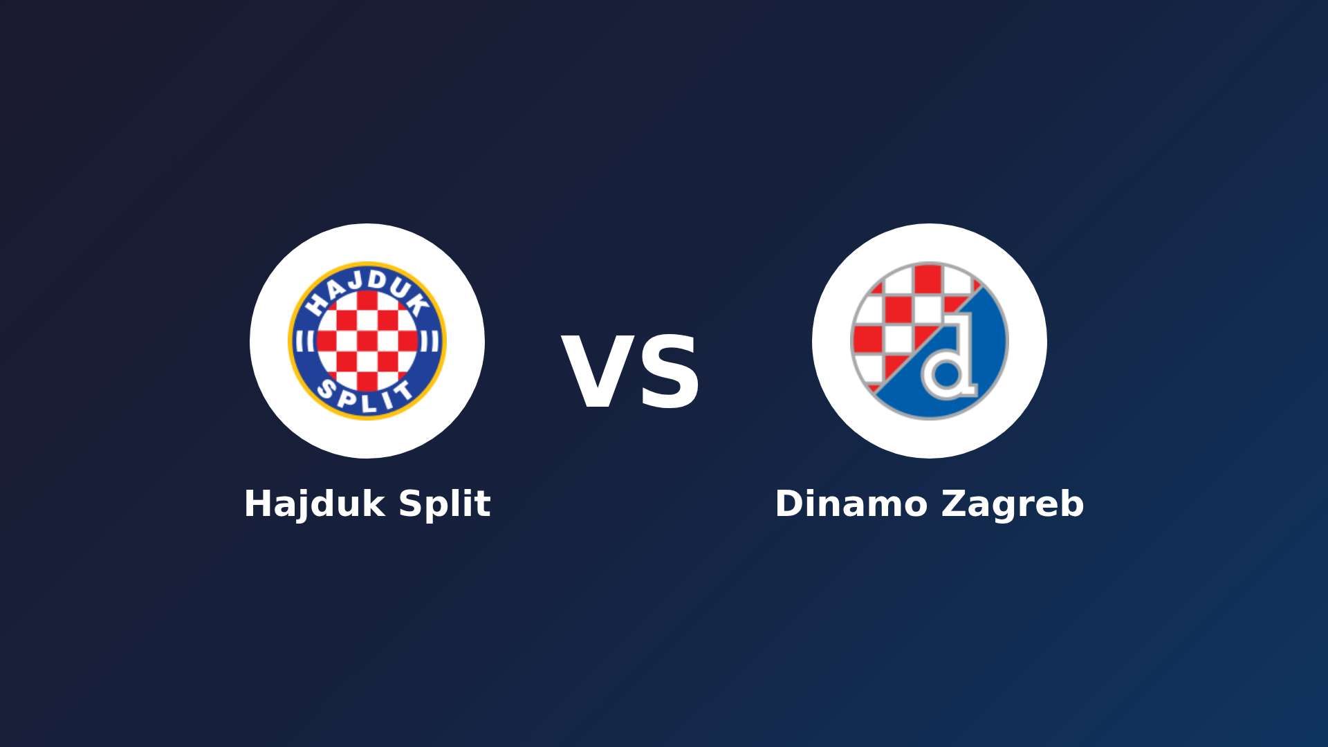 Hajduk Split vs Dinamo Zagreb