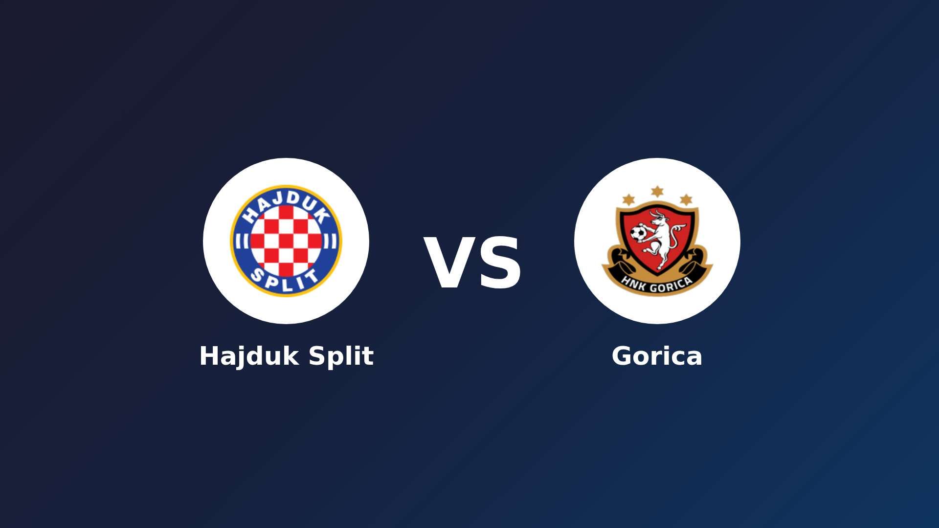 Hajduk Split vs Gorica
