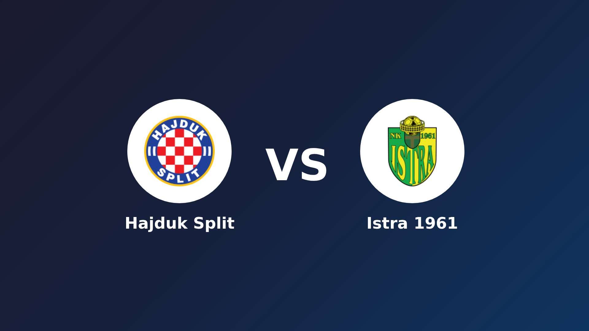 Hajduk Split vs Istra 1961