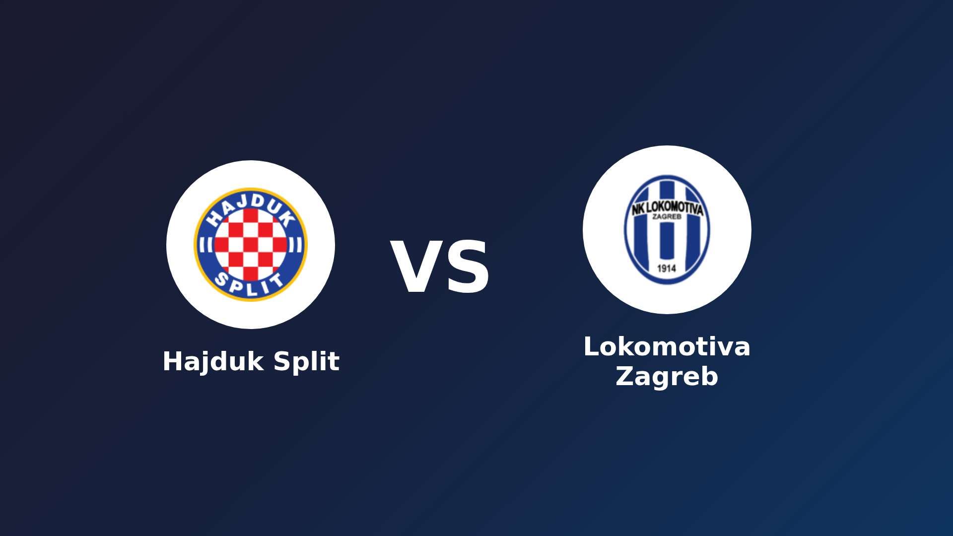 Hajduk Split vs Lokomotiva Zagreb