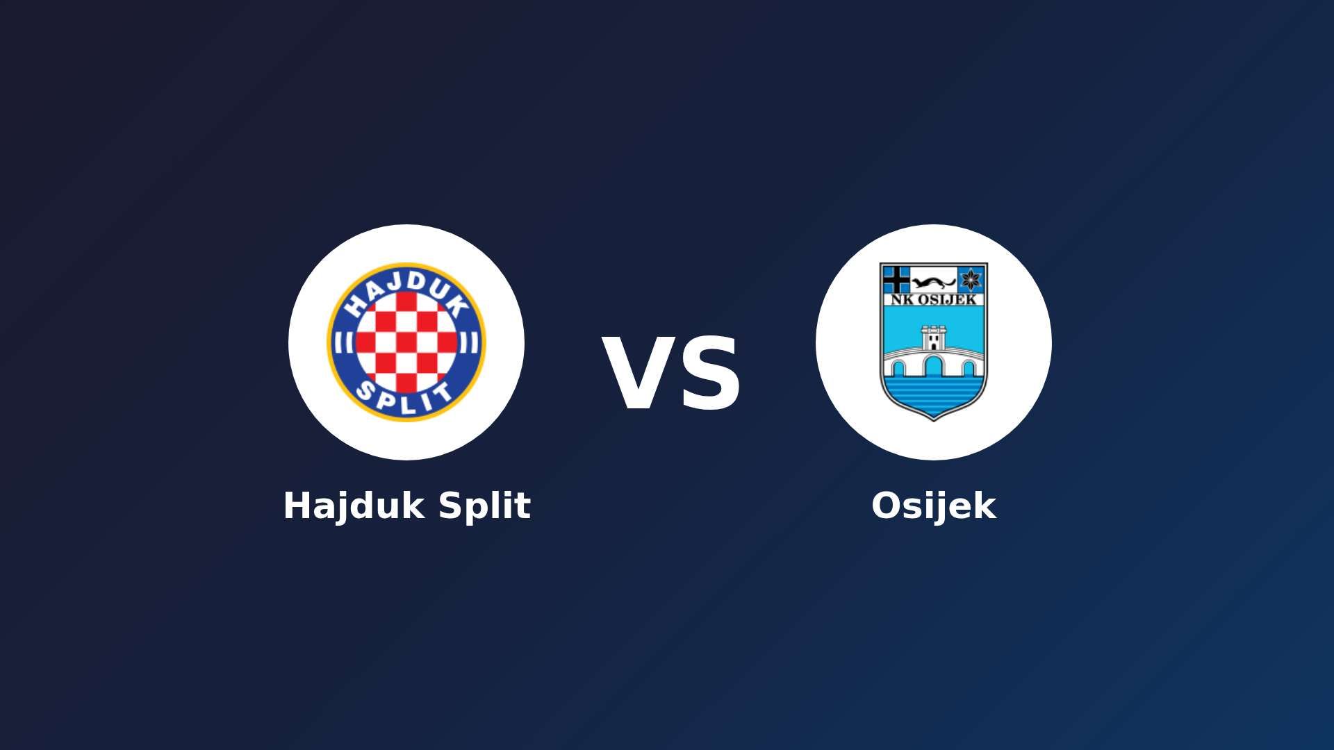 Hajduk Split vs Osijek