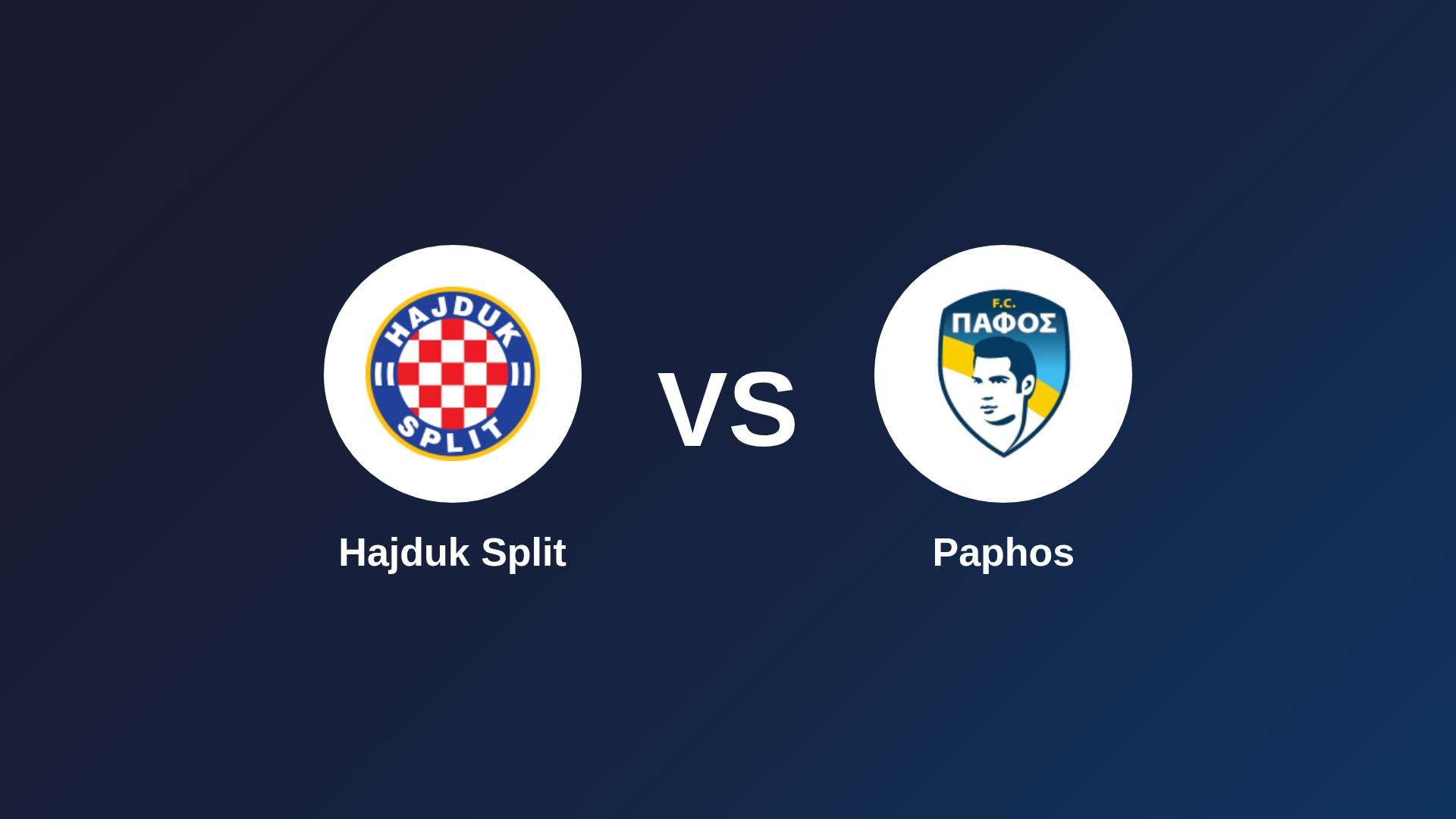Hajduk Split vs Pafos FC