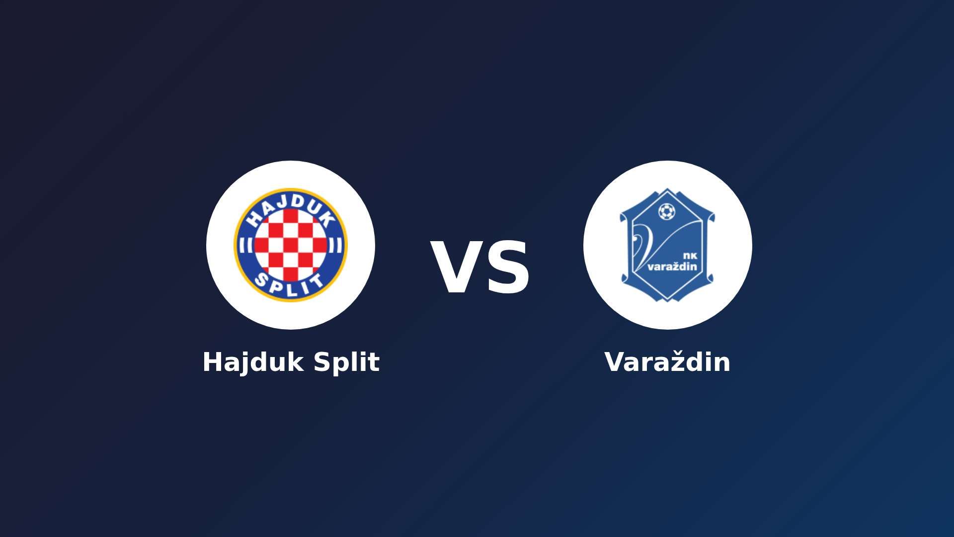 Hajduk Split vs Varaždin