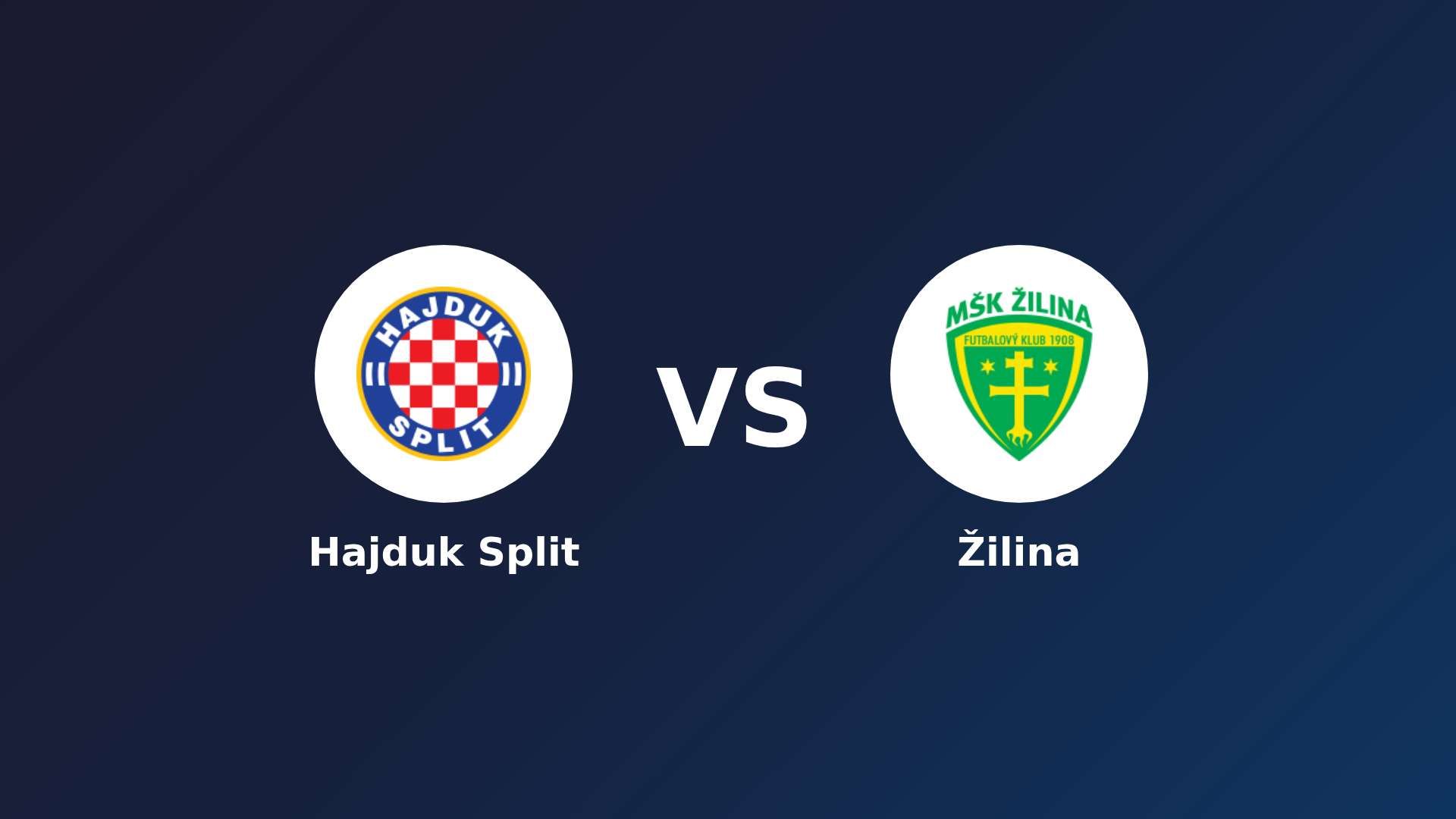 Hajduk Split vs Žilina