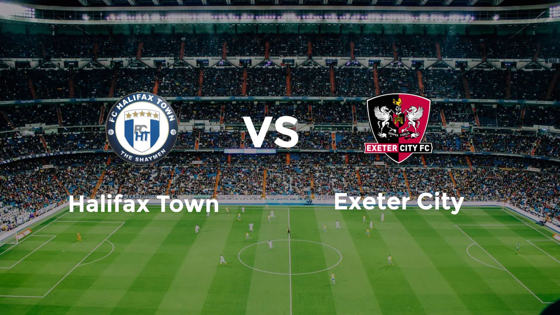 Halifax Town vs Exeter City
