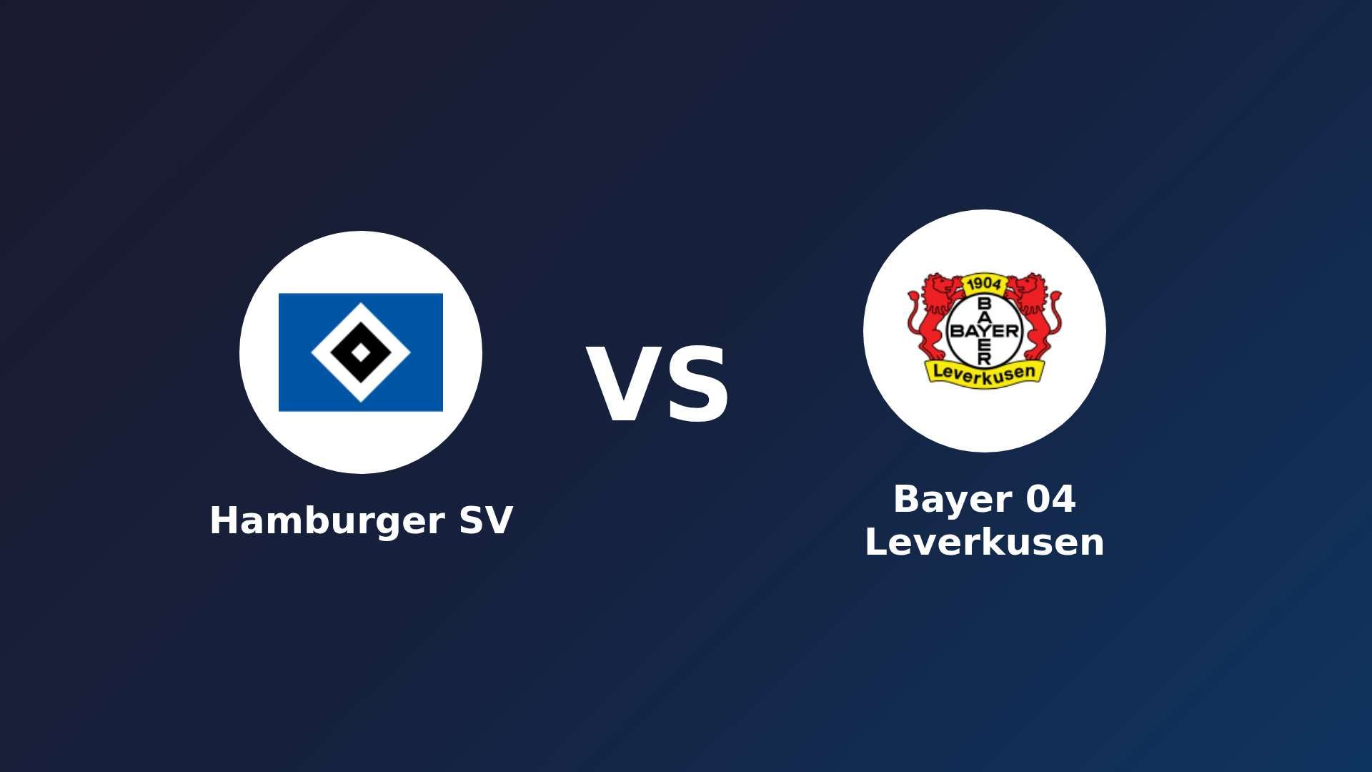 Hamburger SV vs Bayer 04 Leverkusen