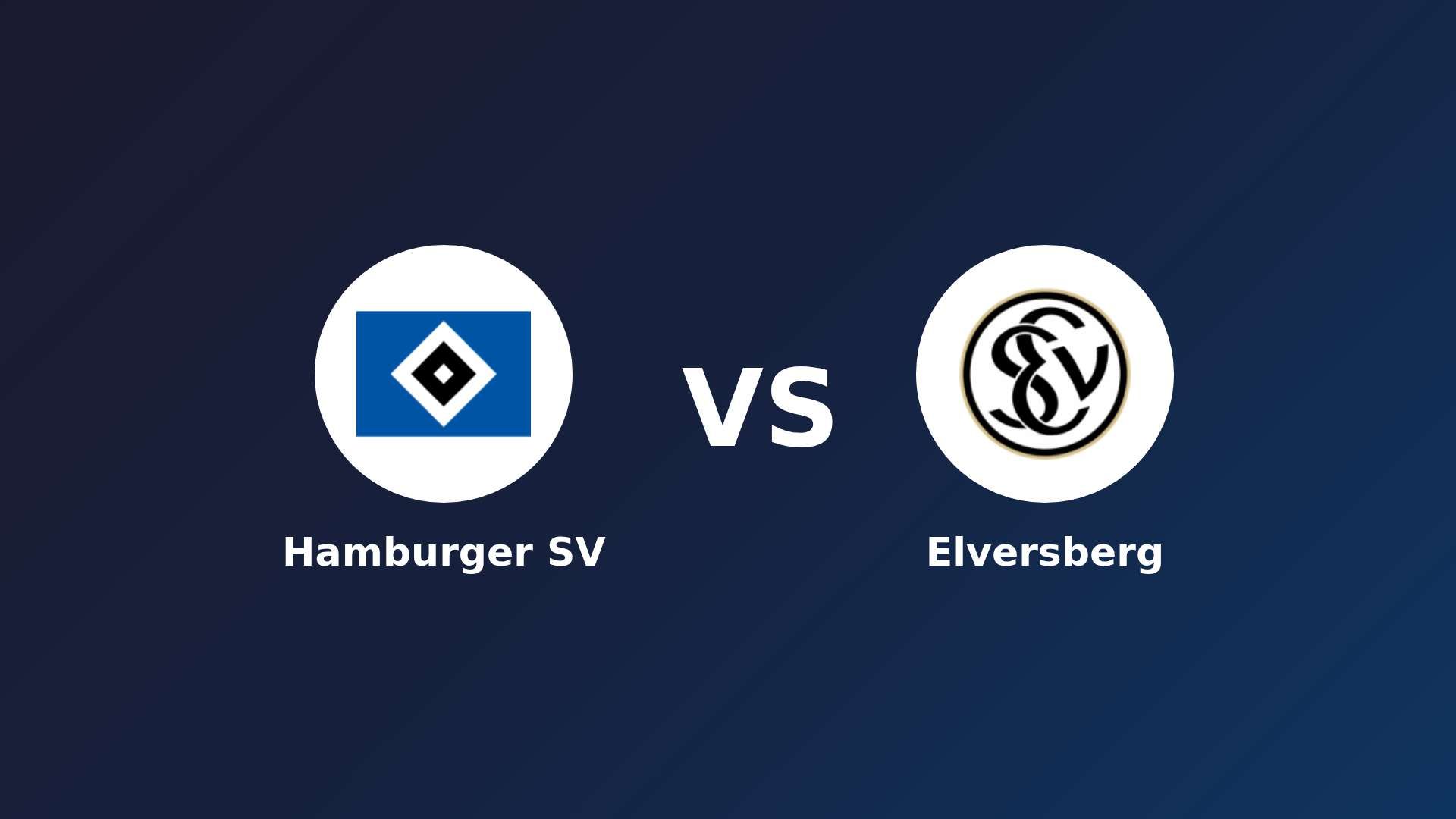 Hamburger SV vs Elversberg
