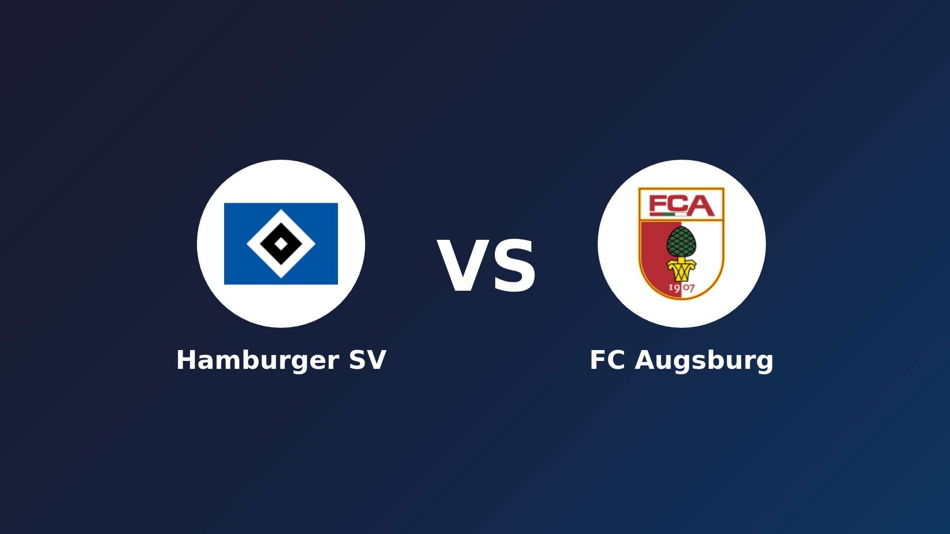 Hamburger SV vs FC Augsburg