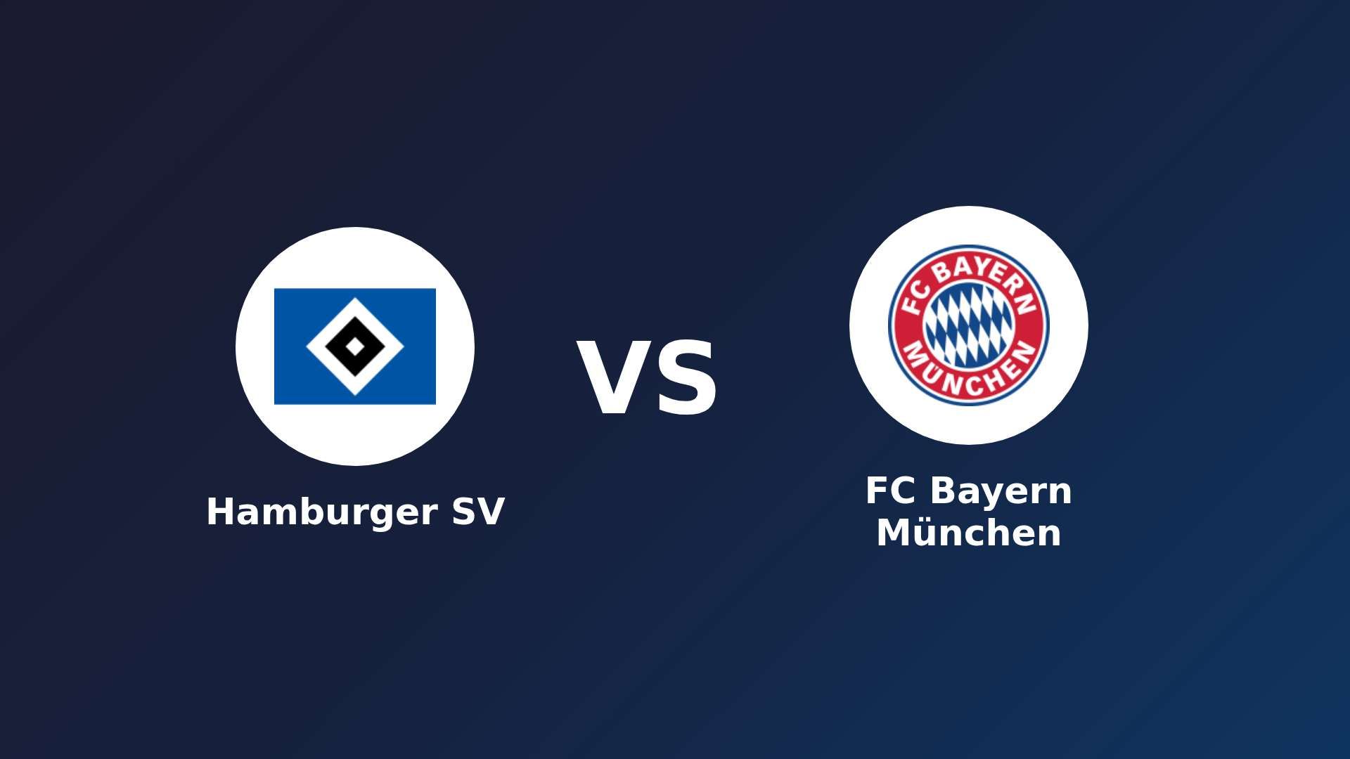 Hamburger SV vs FC Bayern München