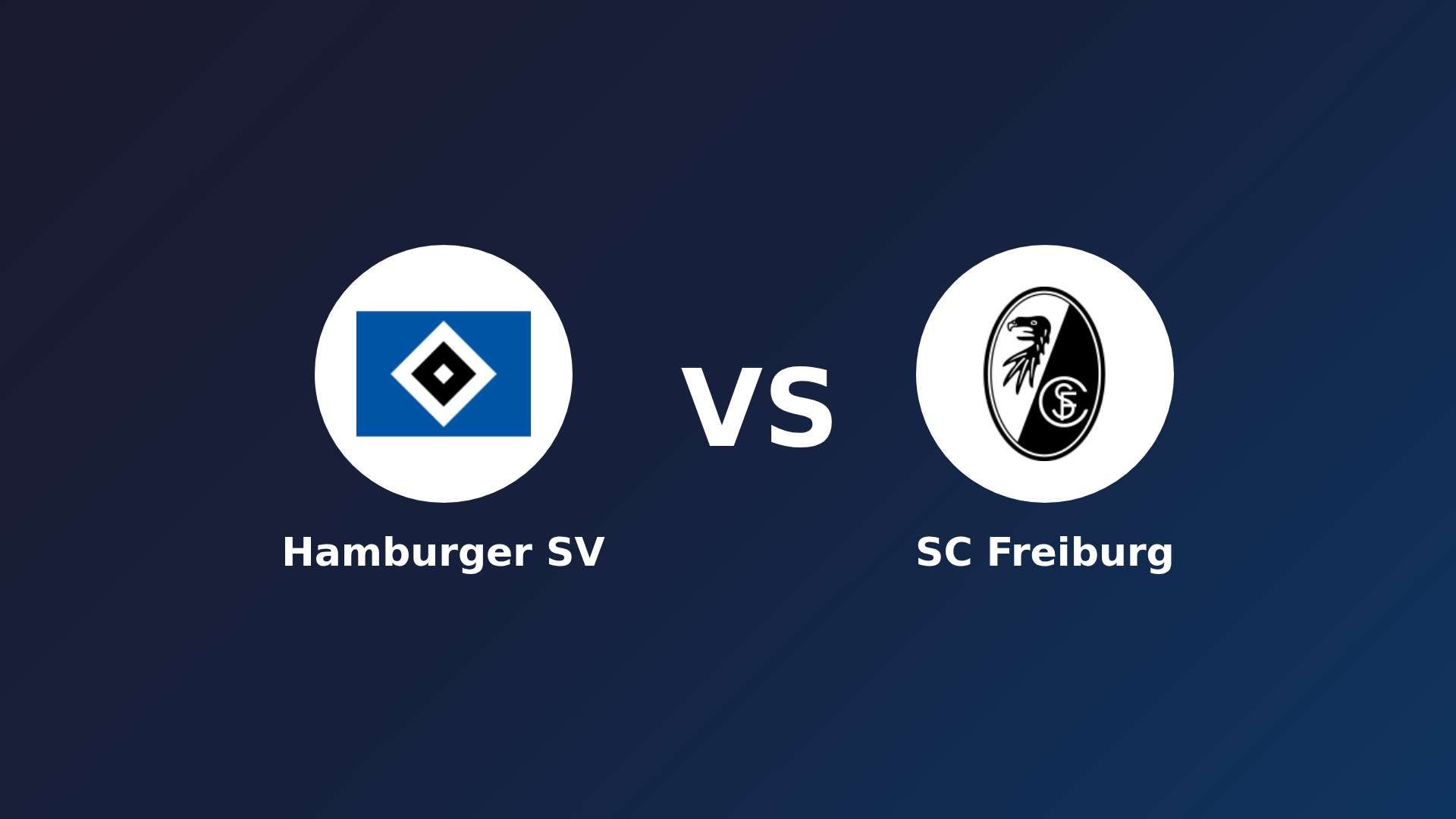 Hamburger SV vs SC Freiburg