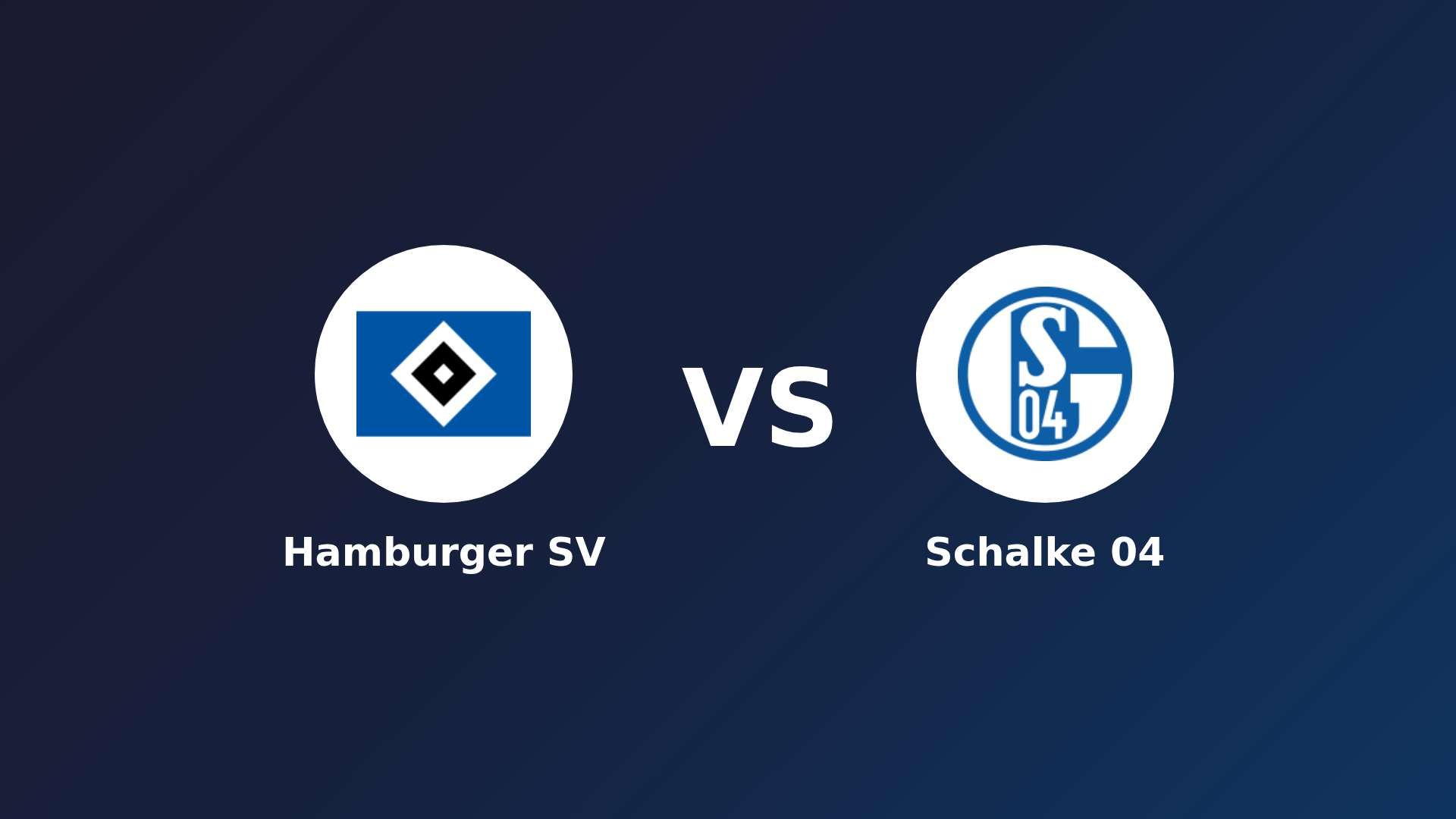 Hamburger SV vs Schalke 04