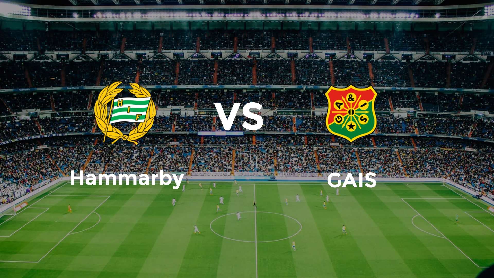 Hammarby vs GAIS