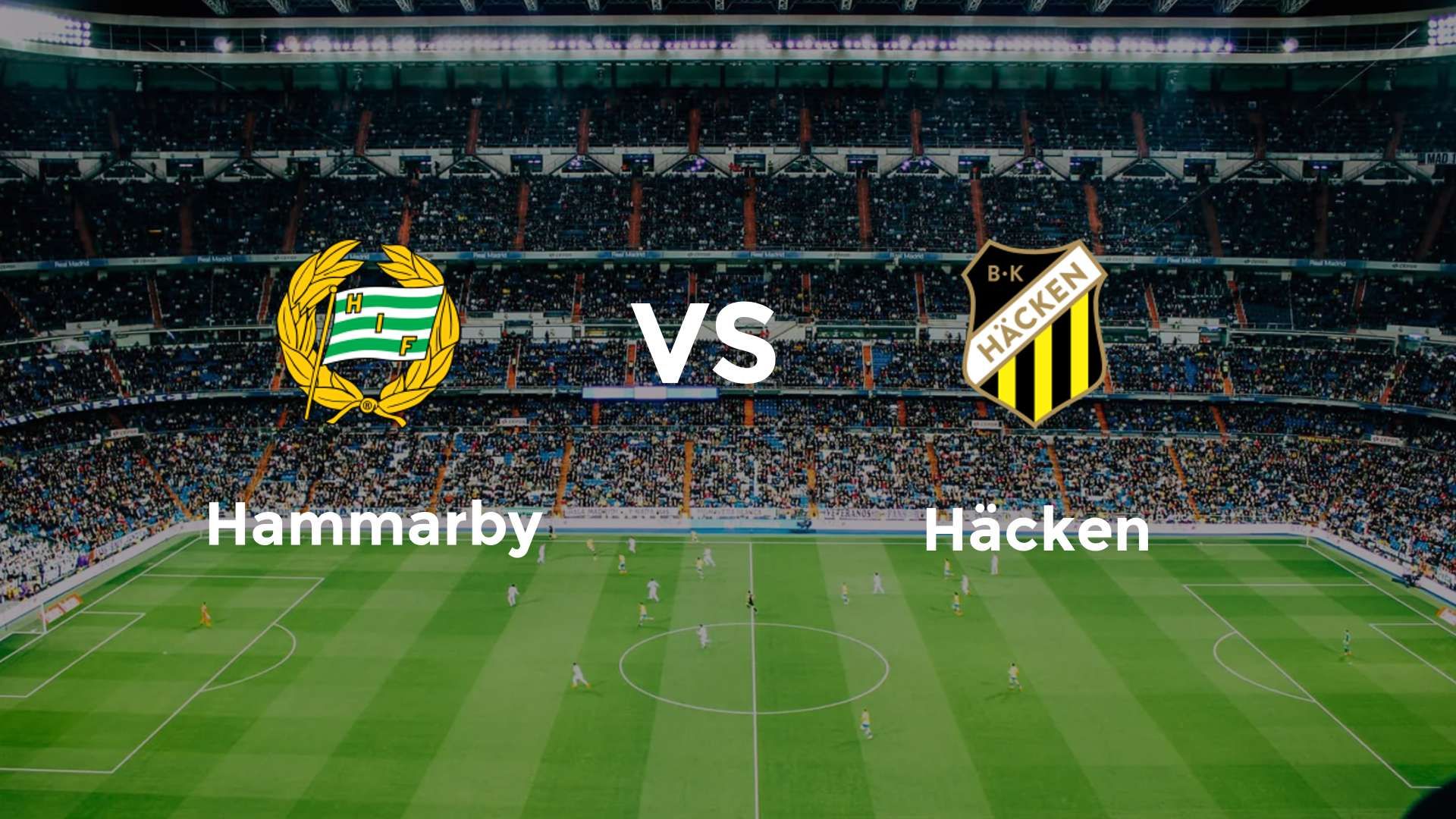 Hammarby vs Häcken