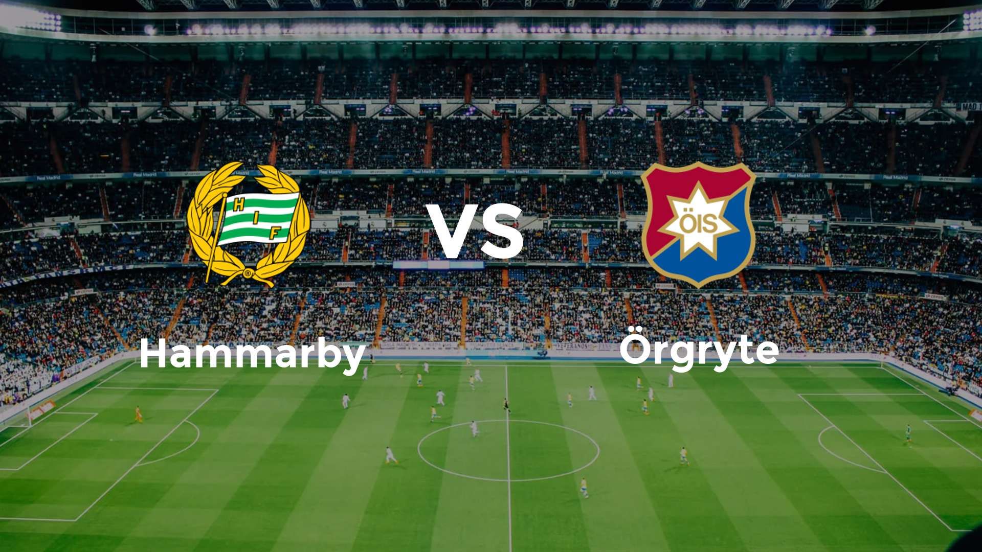 Hammarby vs Örgryte