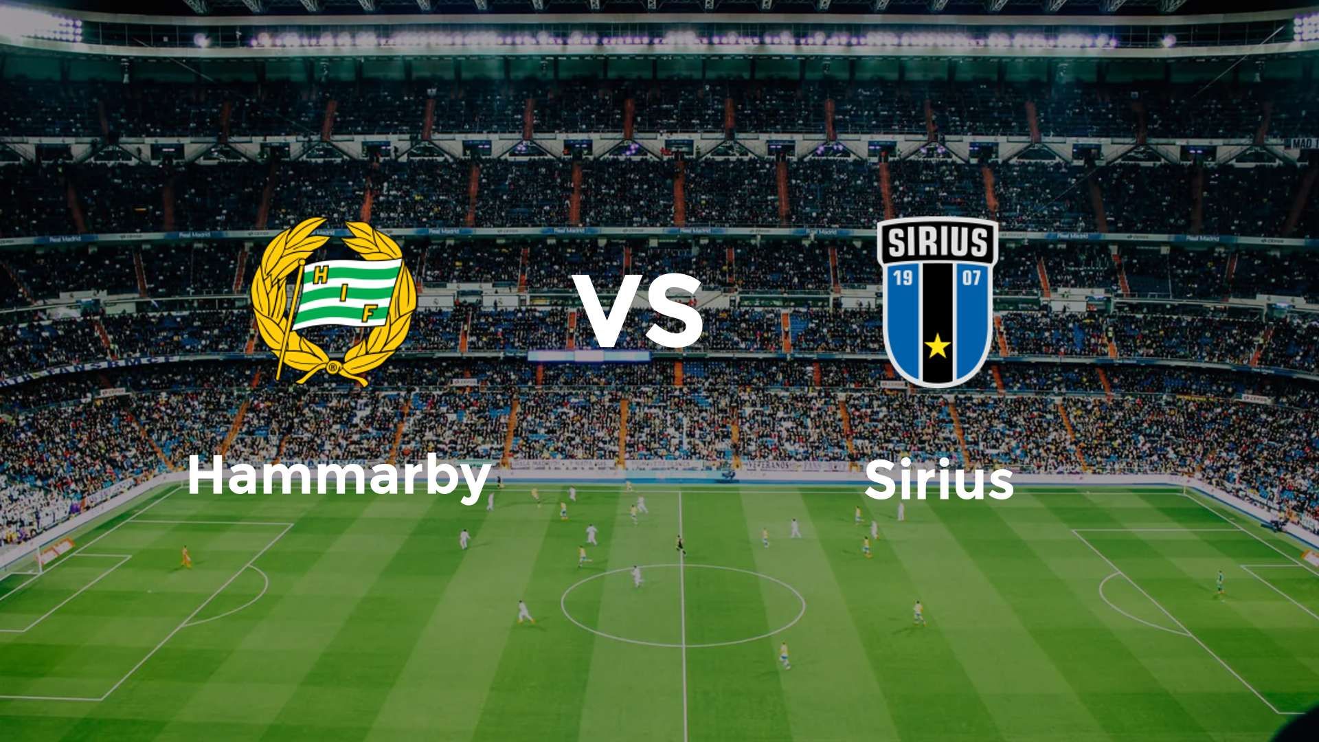 Hammarby vs Sirius