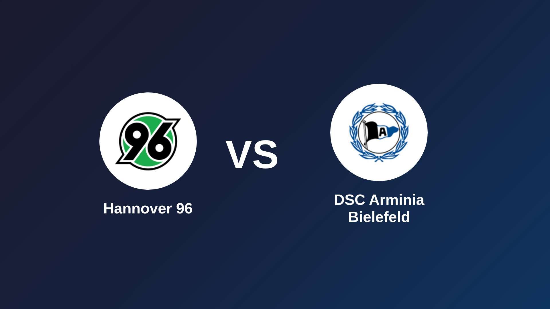 Hannover 96 vs DSC Arminia Bielefeld