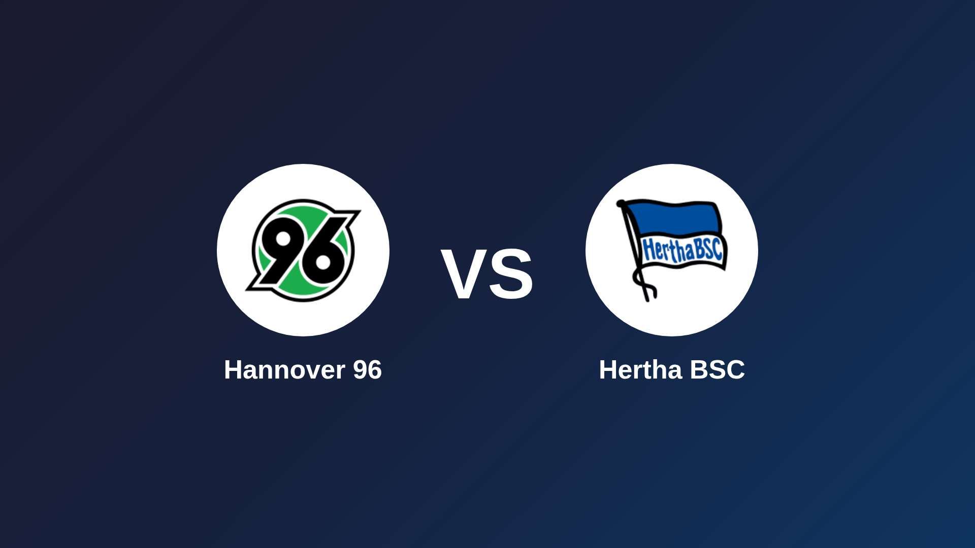 Hannover 96 vs Hertha BSC