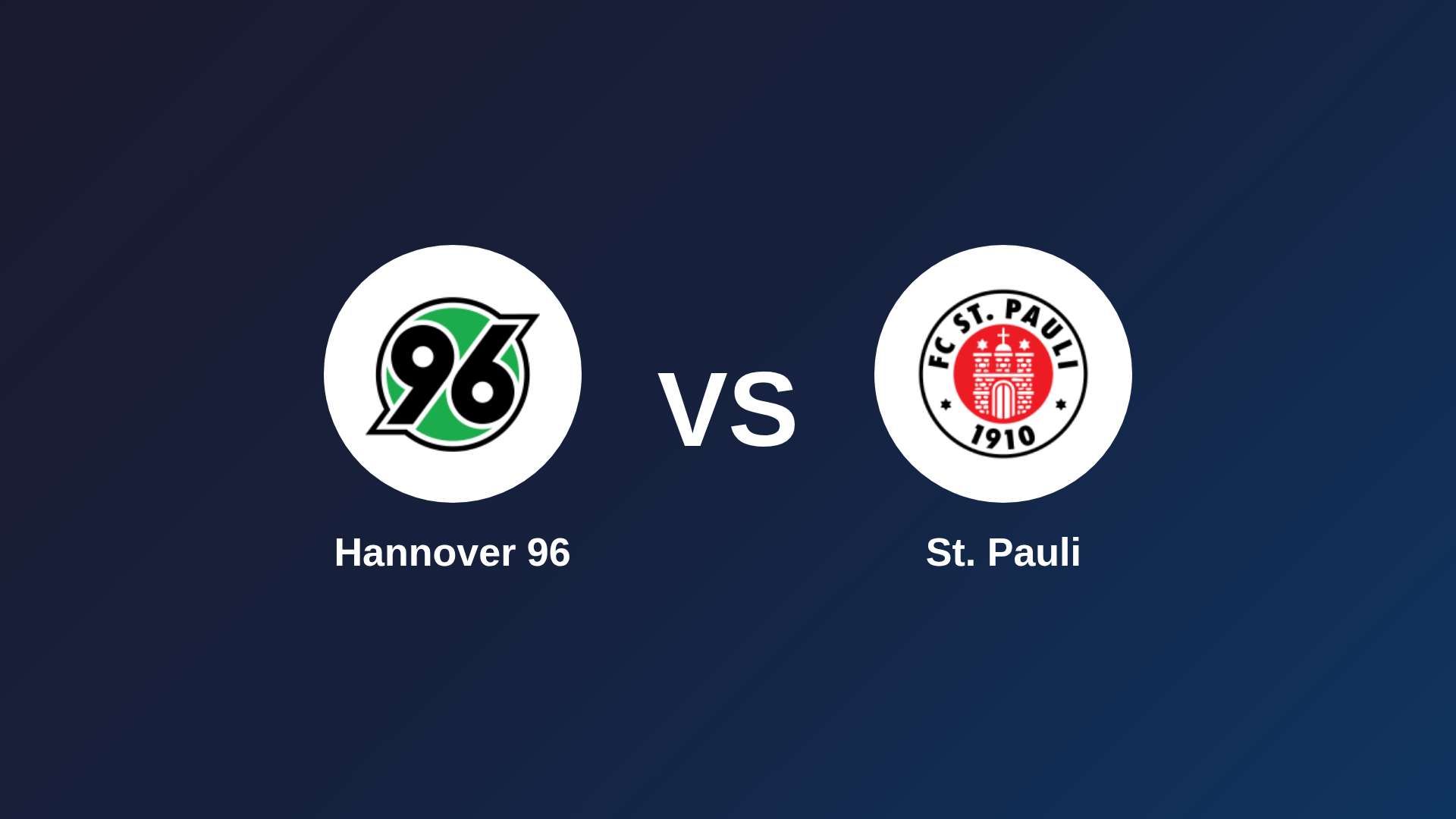 Hannover 96 vs St. Pauli
