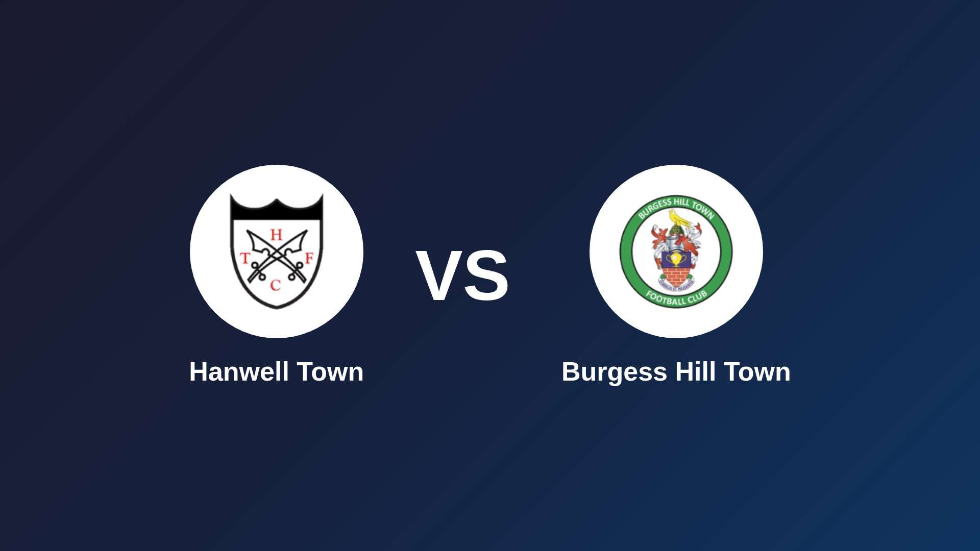 Hanwell Town vs Burgess Hill Town