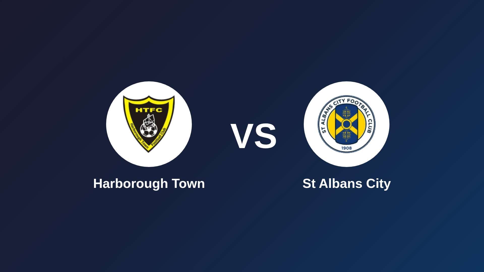 Harborough Town vs St Albans City