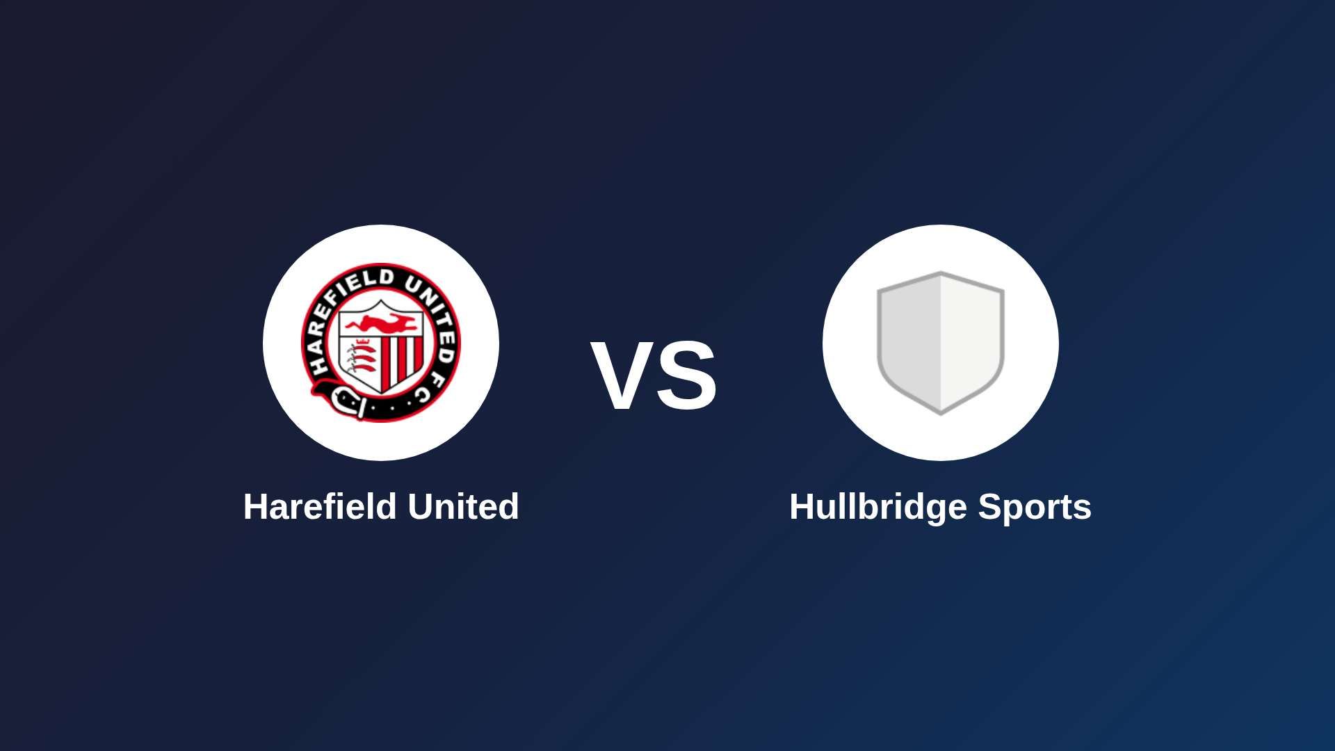 Harefield United vs Hullbridge Sports