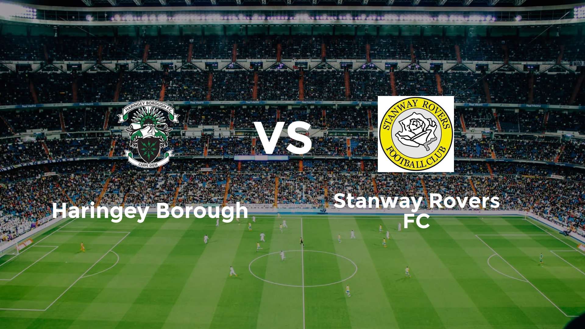 Haringey Borough vs Stanway Rovers FC