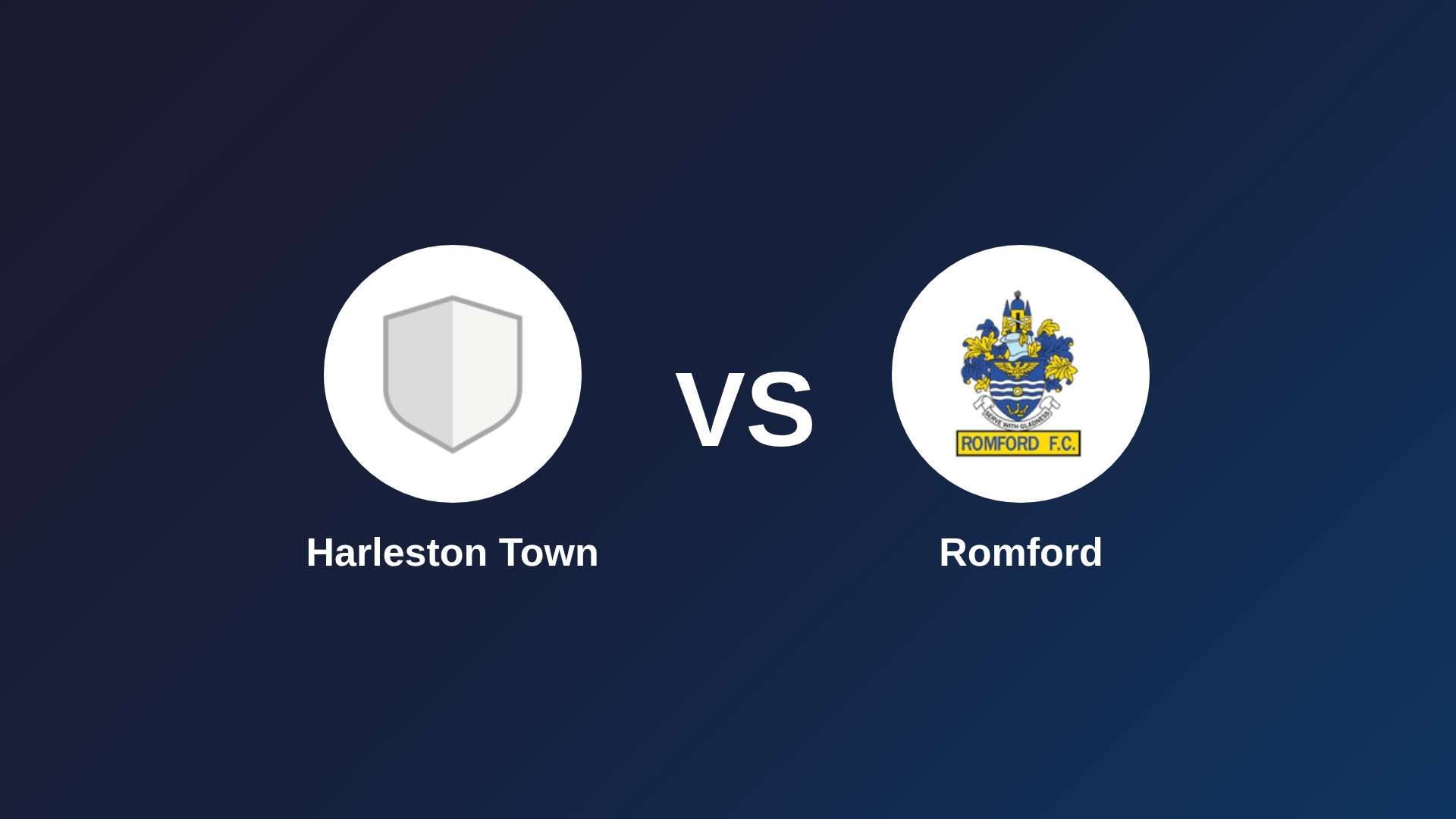 Harleston Town vs Romford