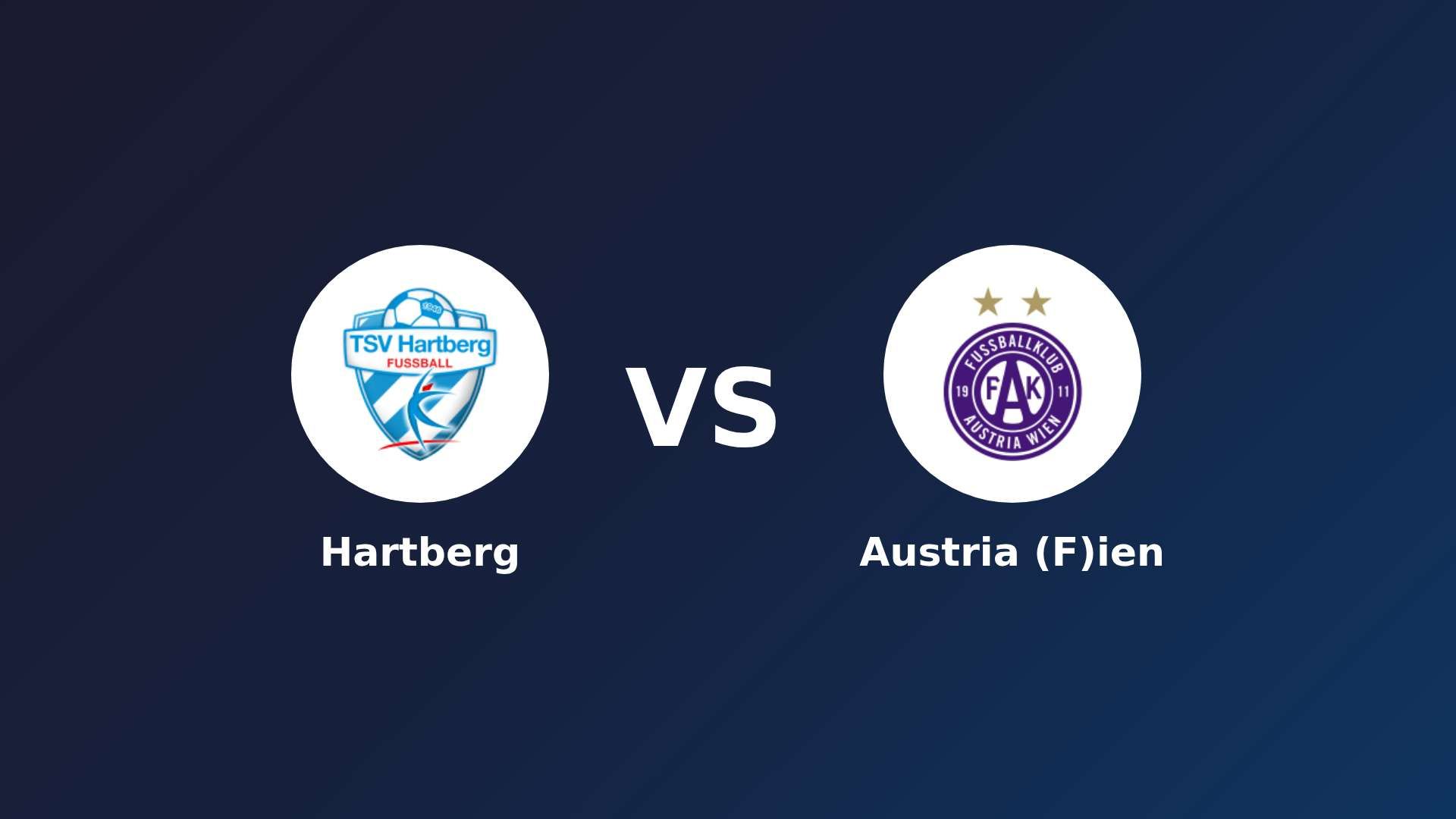 Hartberg vs Austria (F)ien