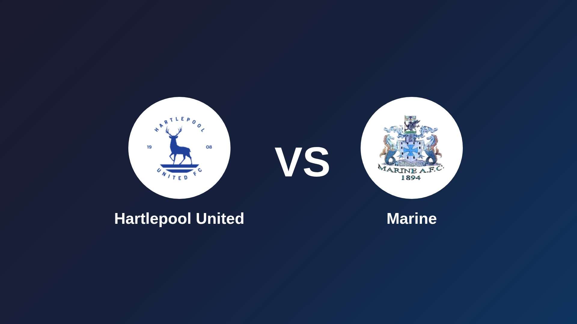 Hartlepool United vs Marine