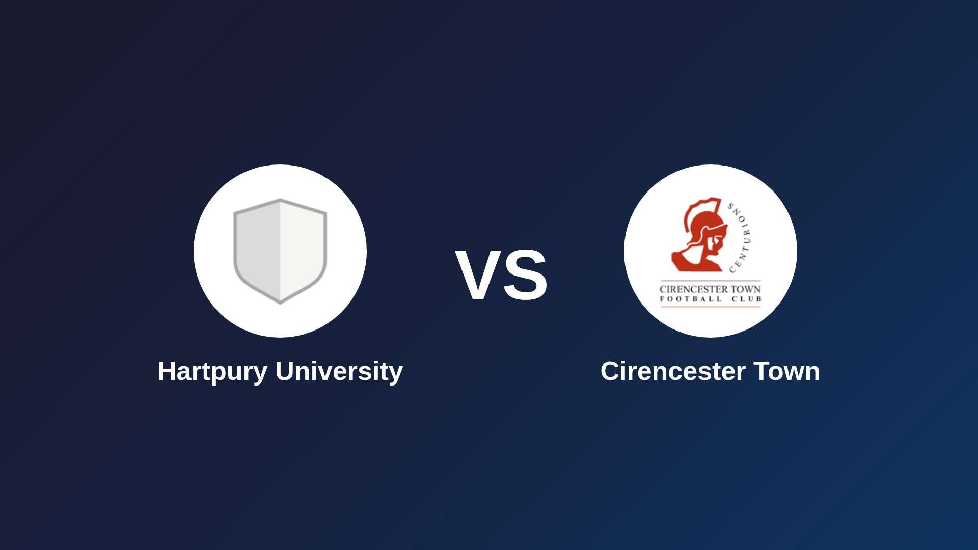 Hartpury University vs Cirencester Town
