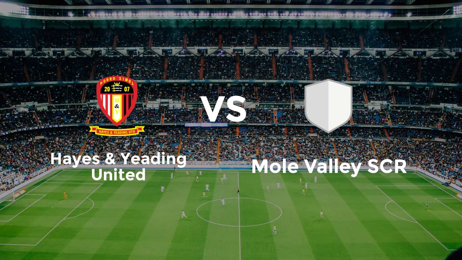 Hayes & Yeading United vs Mole Valley SCR