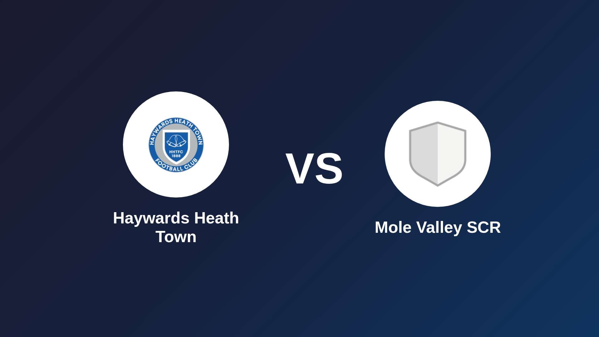Haywards Heath Town vs Mole Valley SCR