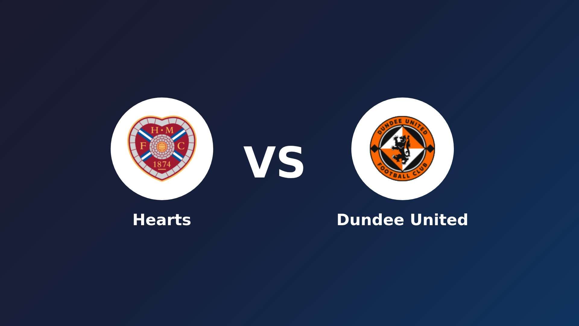 Hearts vs Dundee United