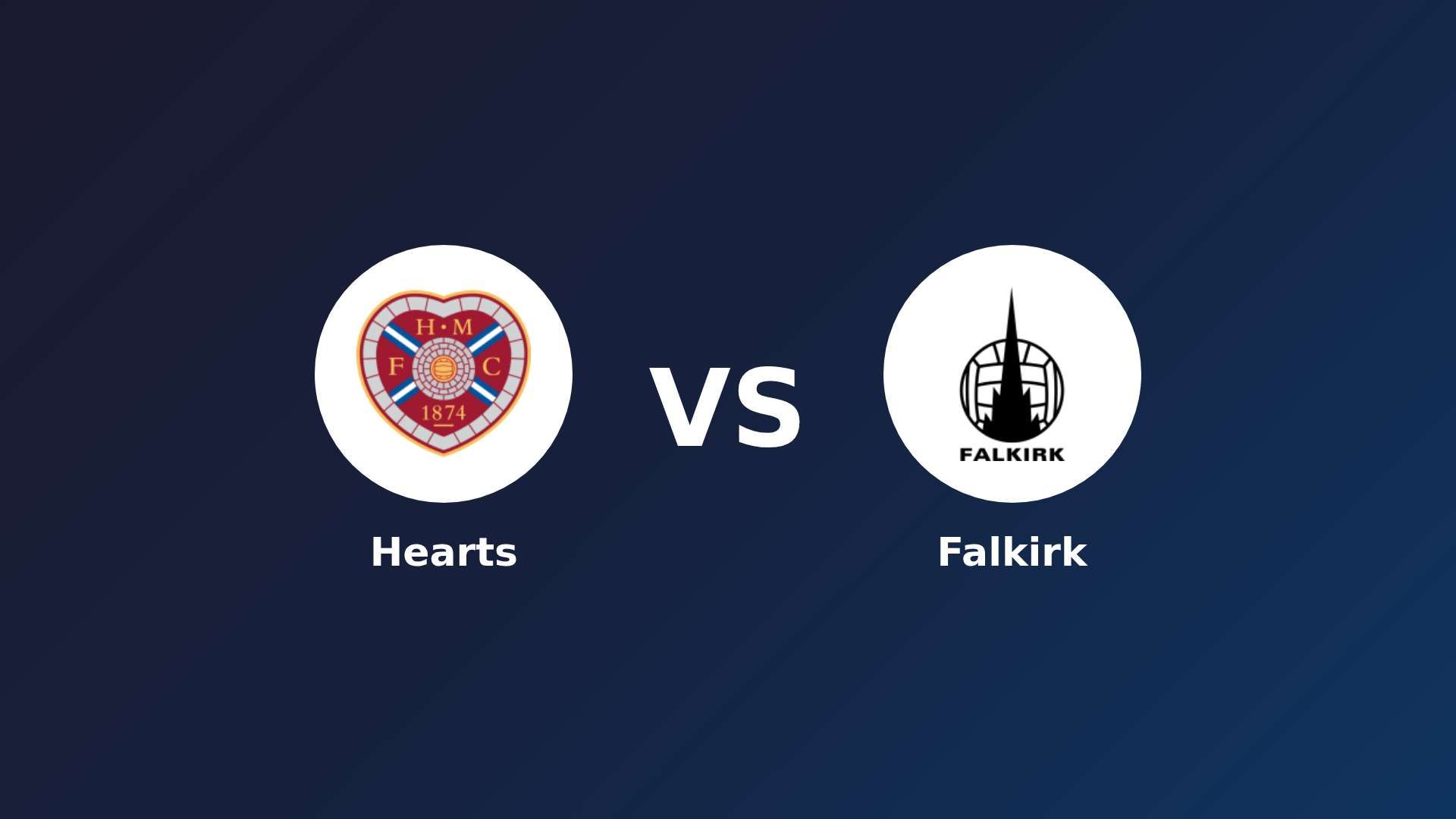 Hearts vs Falkirk