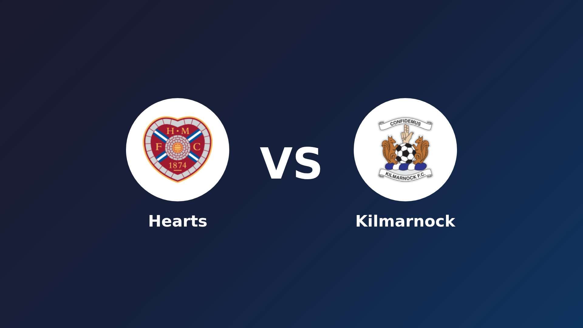 Hearts vs Kilmarnock
