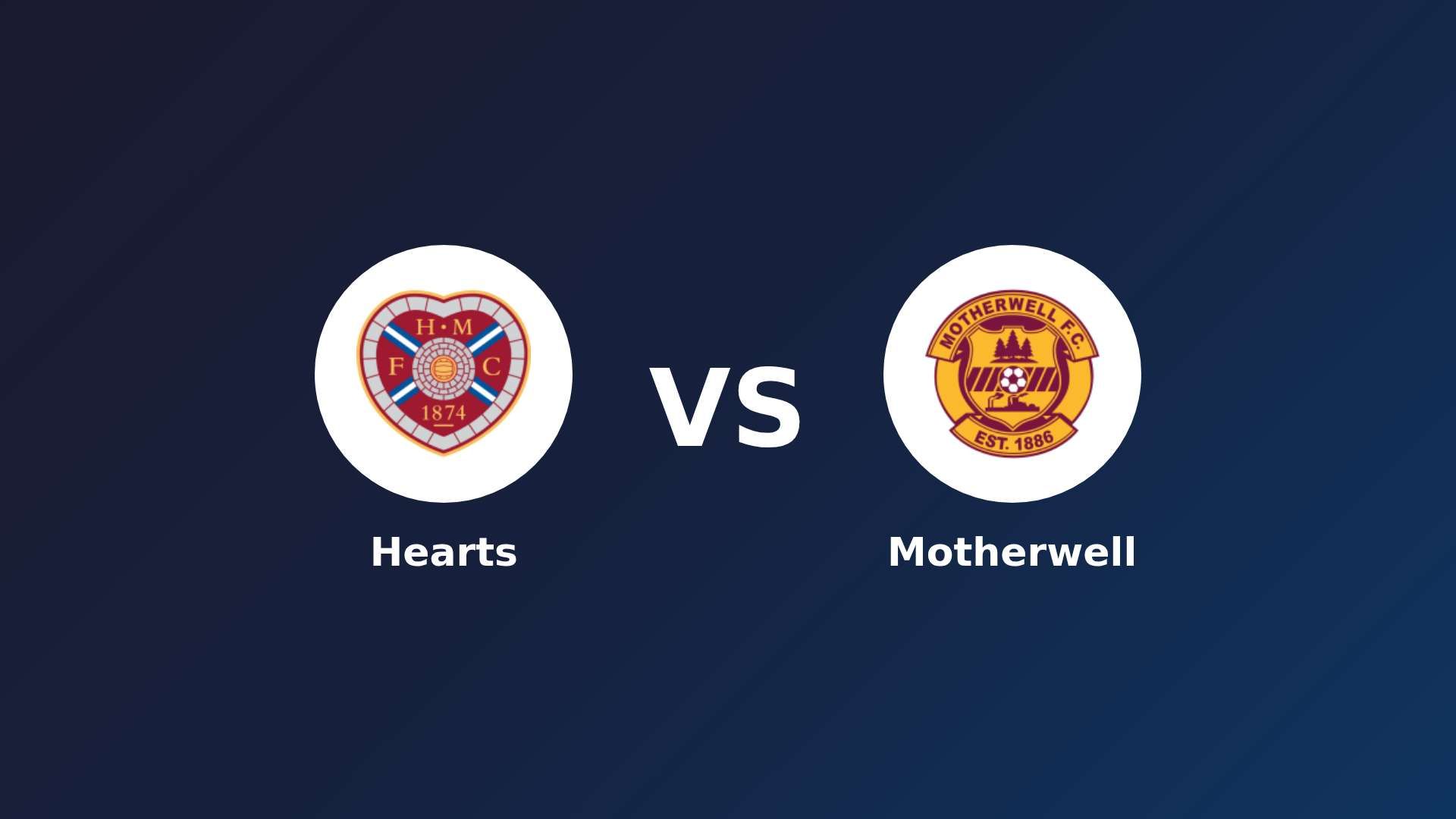 Hearts vs Motherwell