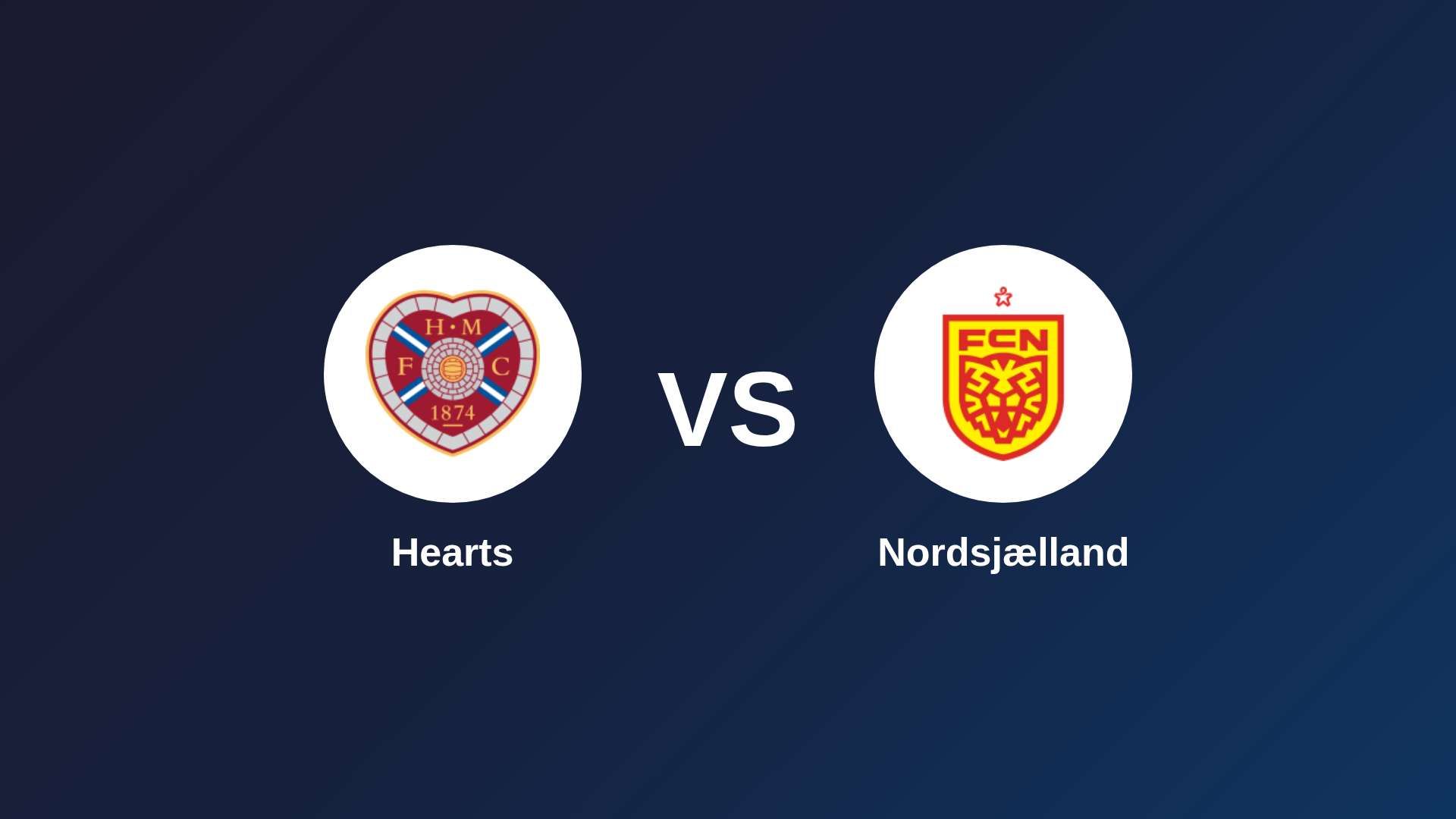 Hearts vs Nordsjælland