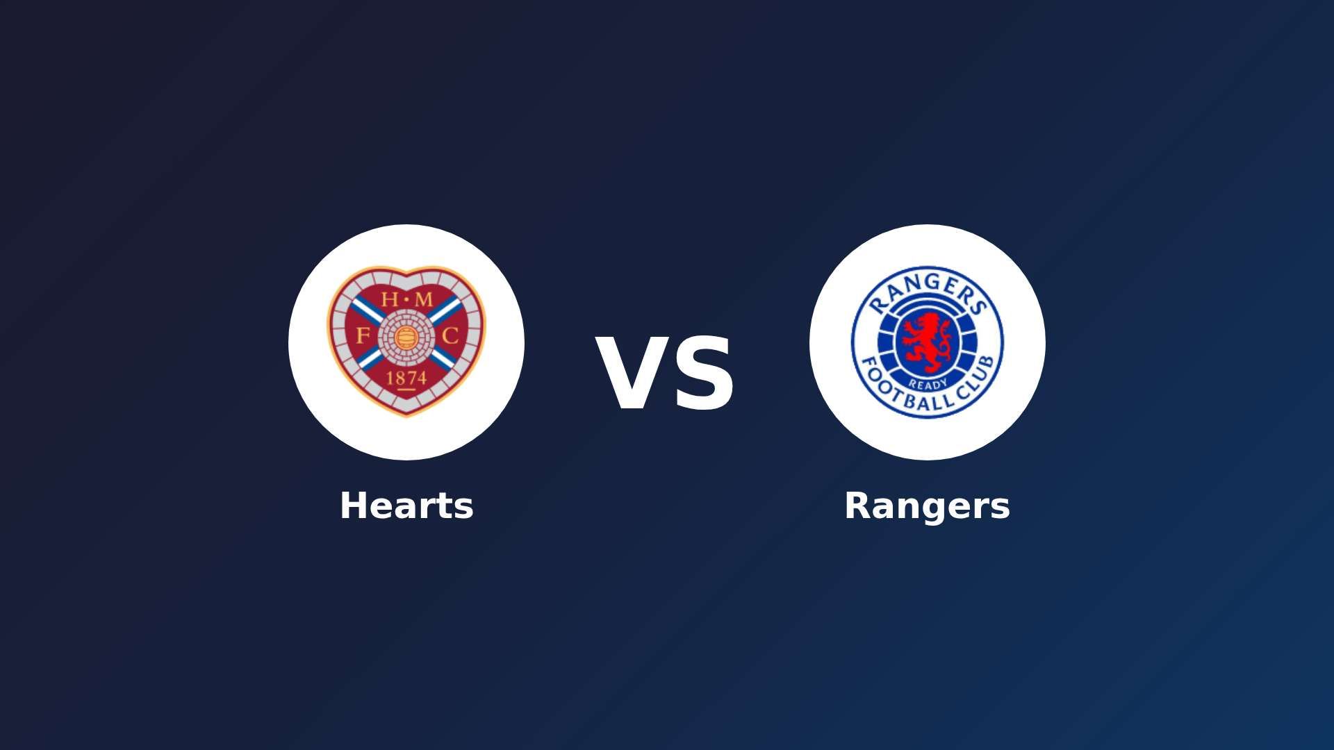 Hearts vs Rangers