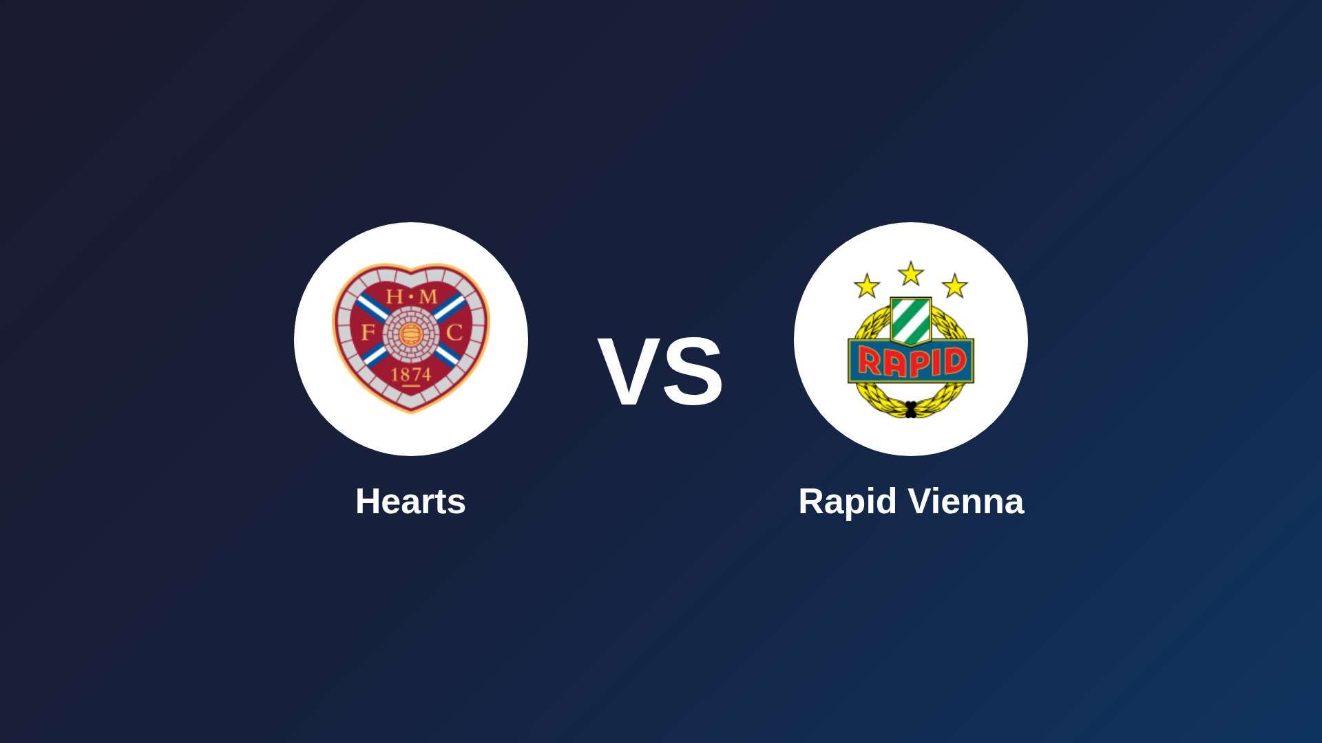 Hearts vs SK Rapid