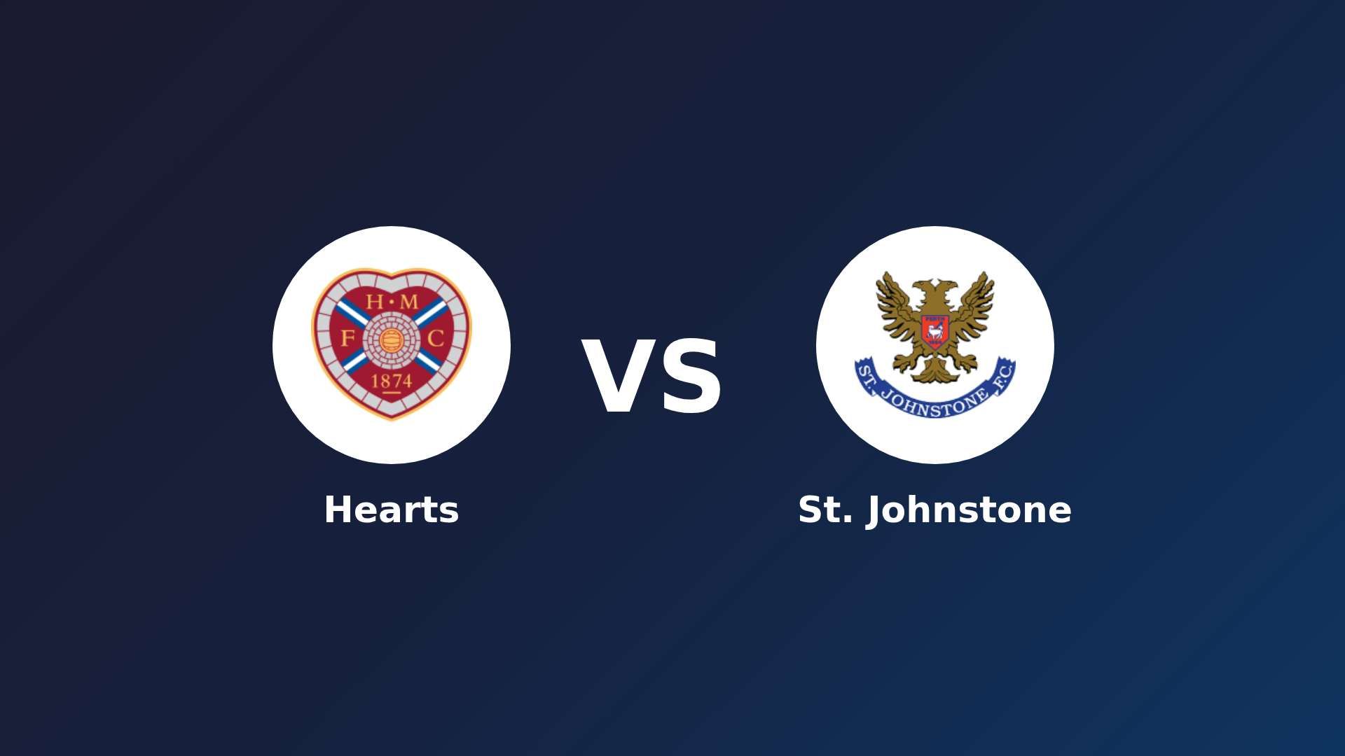Hearts vs St. Johnstone