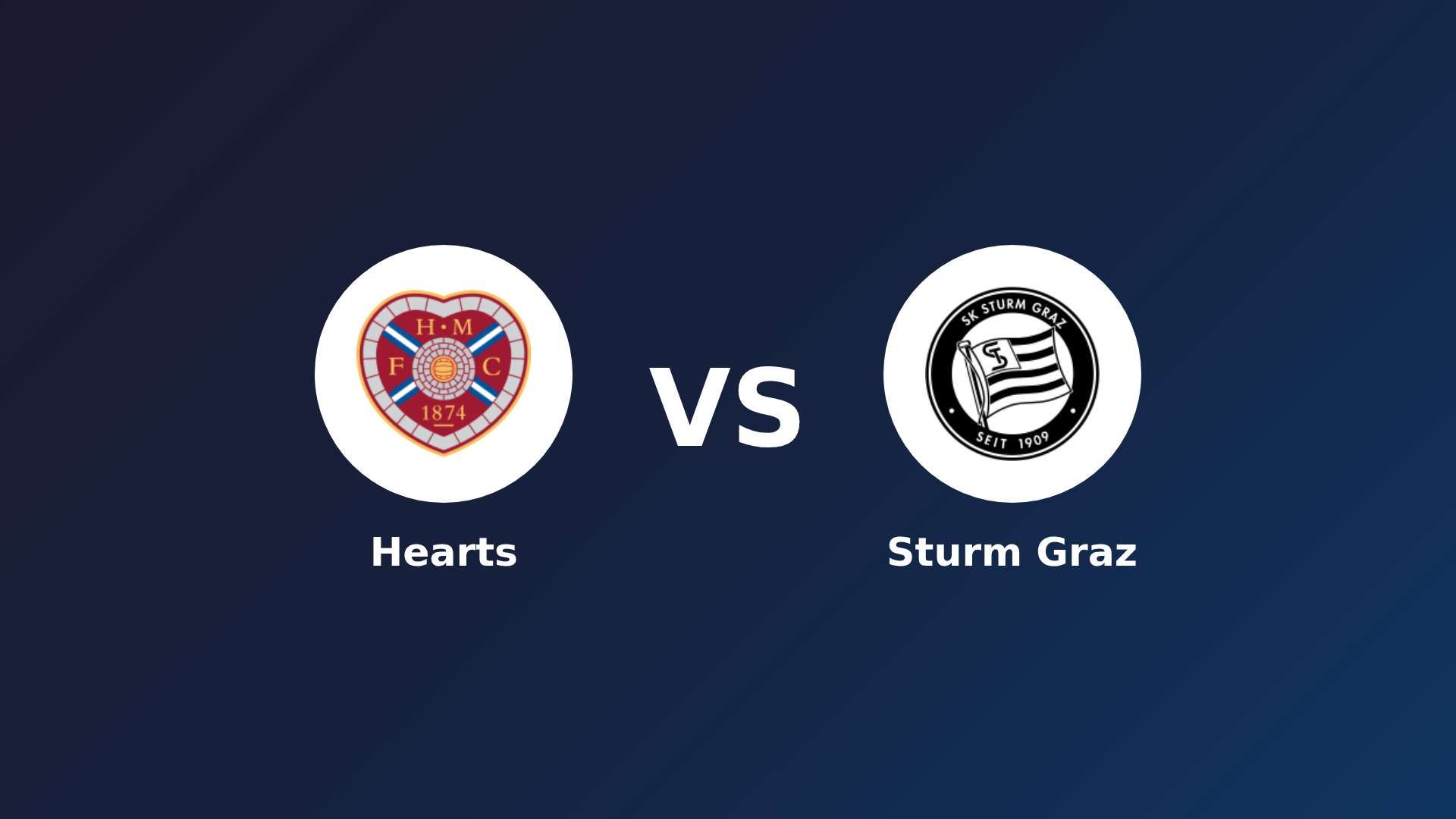 Hearts vs Sturm Graz