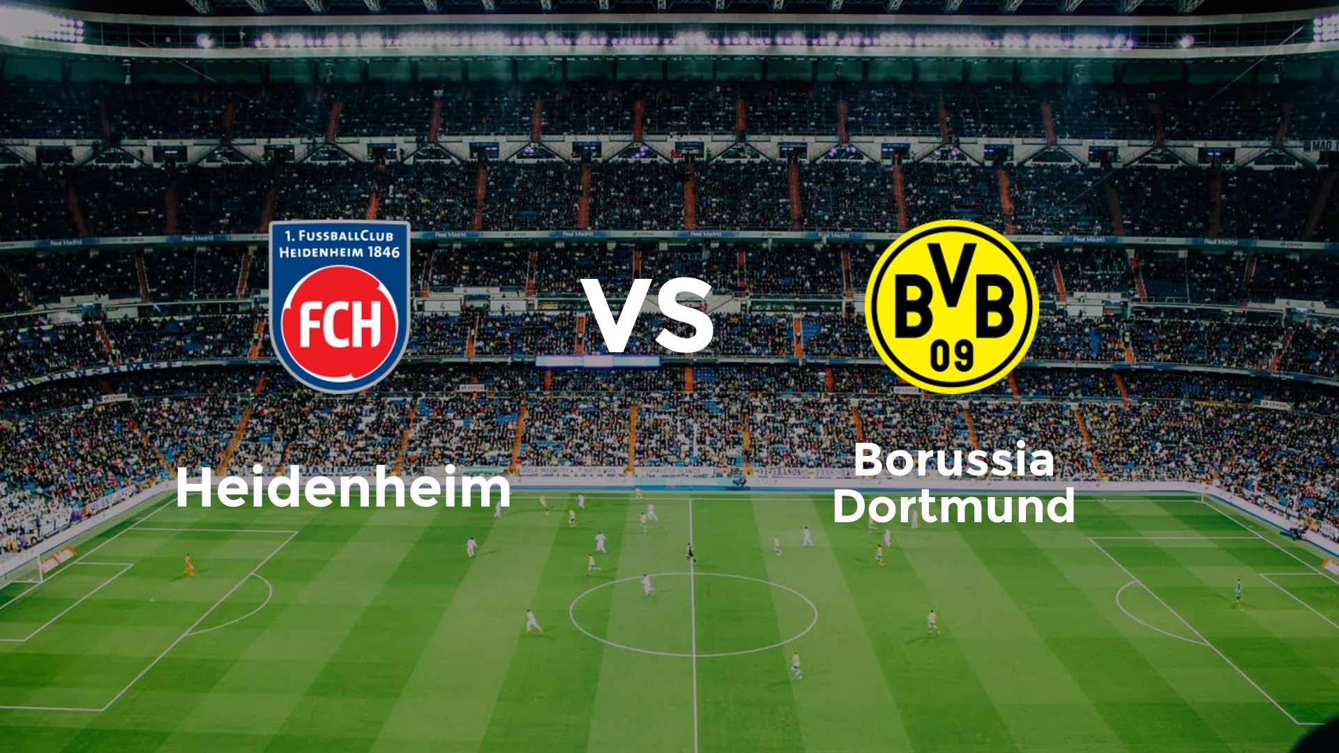 Heidenheim vs Borussia Dortmund