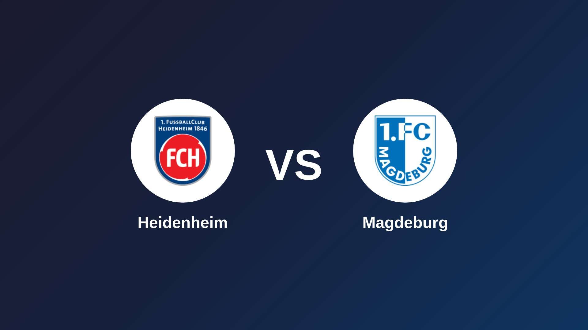 Heidenheim vs Magdeburg