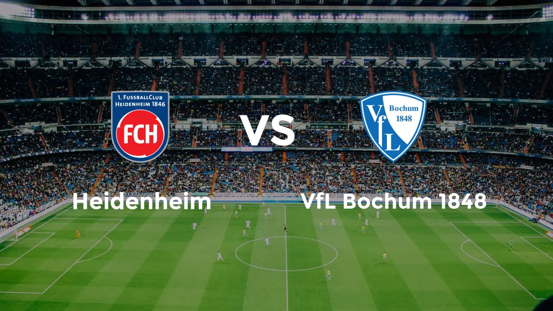 Heidenheim vs VfL Bochum 1848
