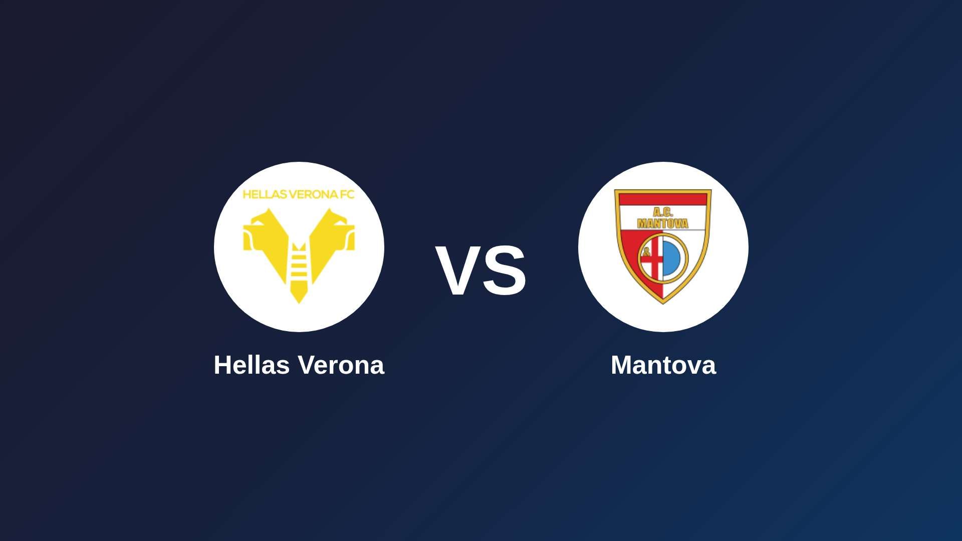 Hellas Verona vs Mantova
